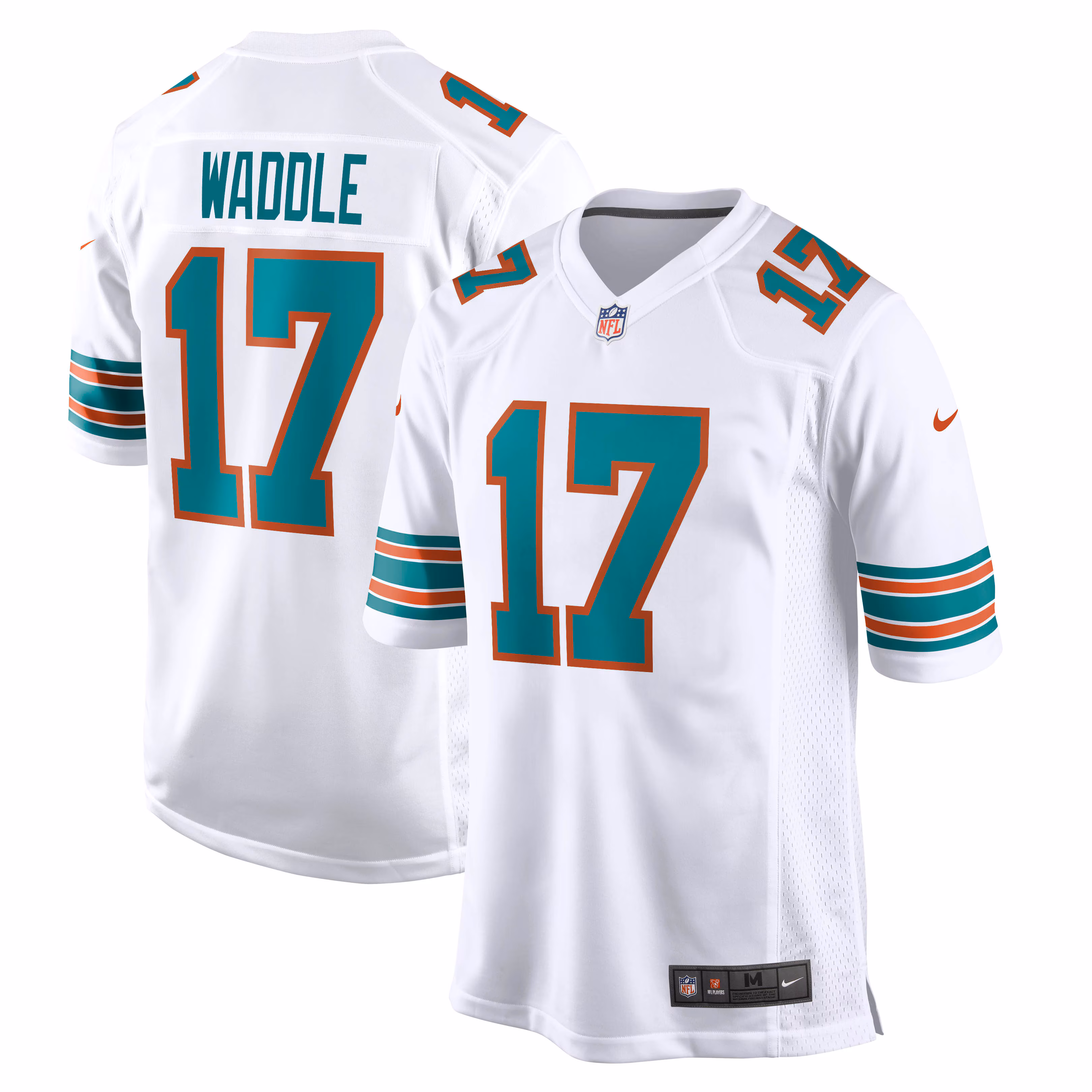 Jaylen Waddle Miami Dolphins Game Jersey - White