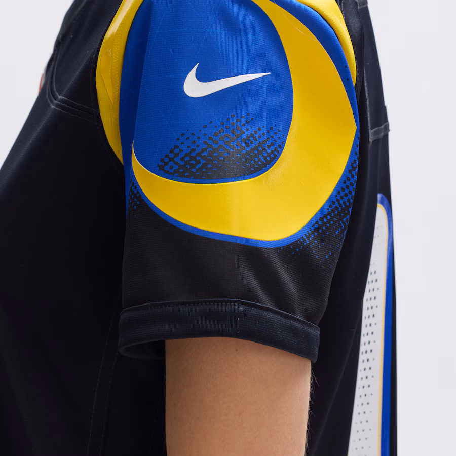 Puka Nacua #12 Los Angeles Rams Women's 2025 Rivalries Collection Game Jersey - Midnight Blue