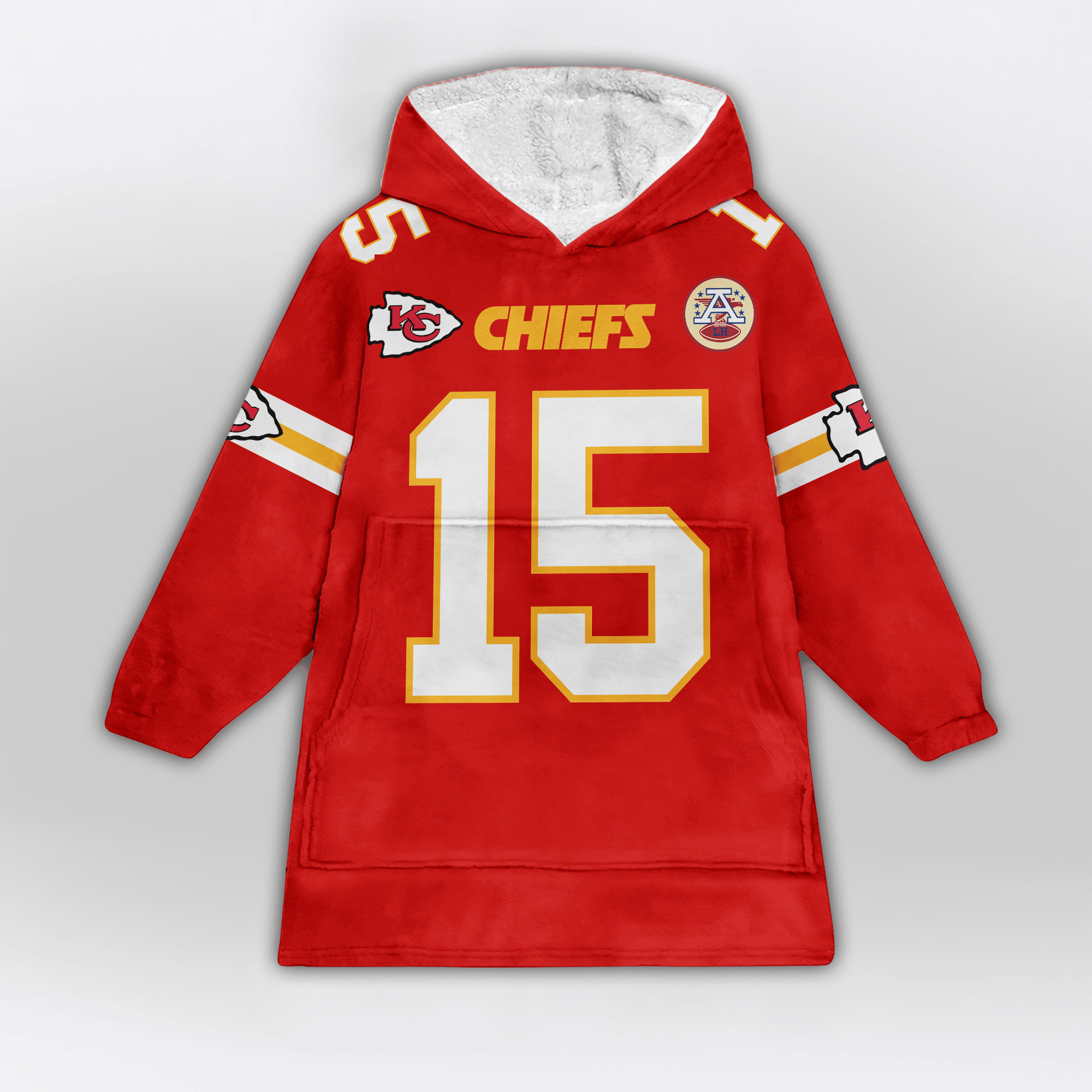 Kid P.M 15 Kansas City Football Unisex Blanket Hoodie