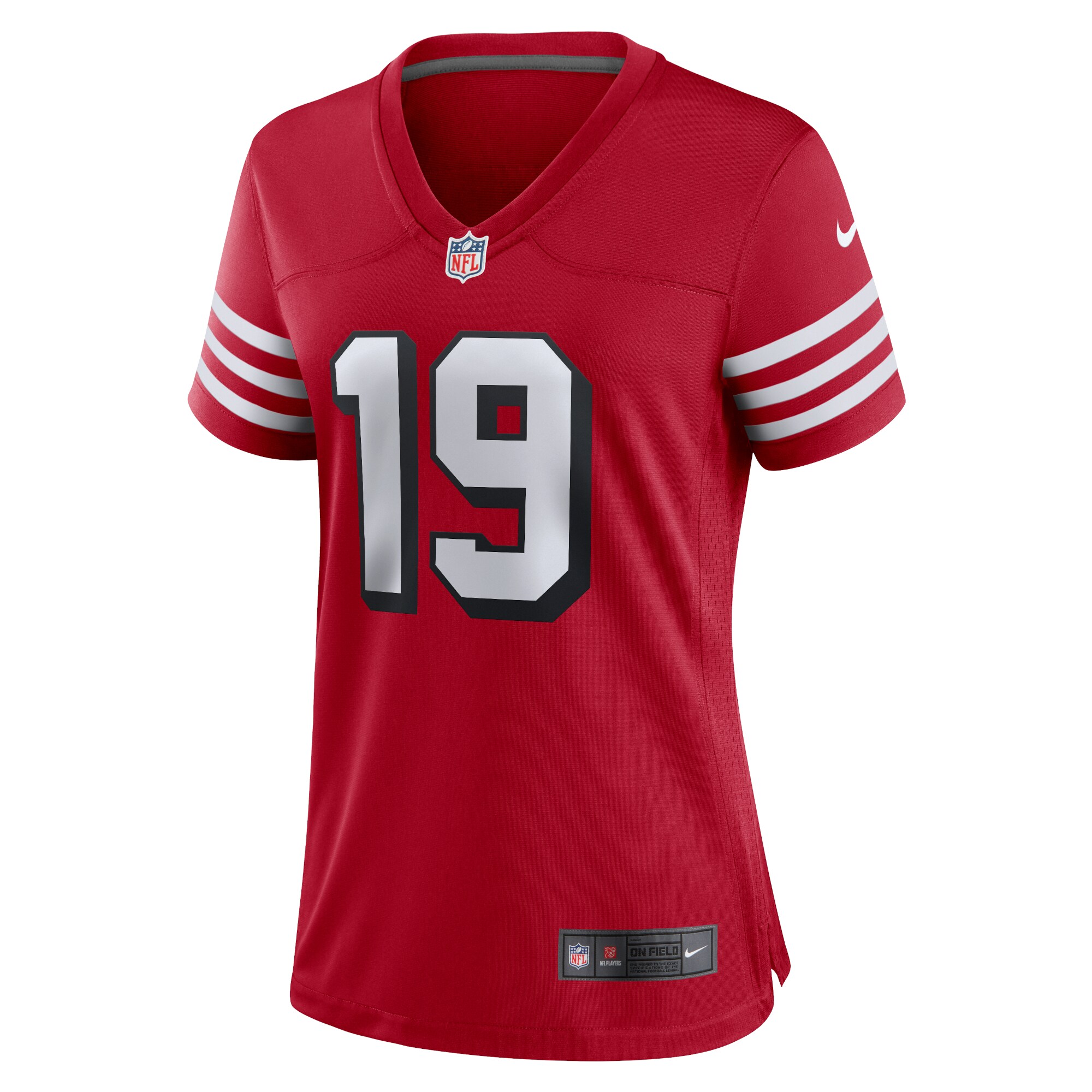 Deebo Samuel San Francisco 49ers  Women's Alternate Team Game Jersey - Scarlet