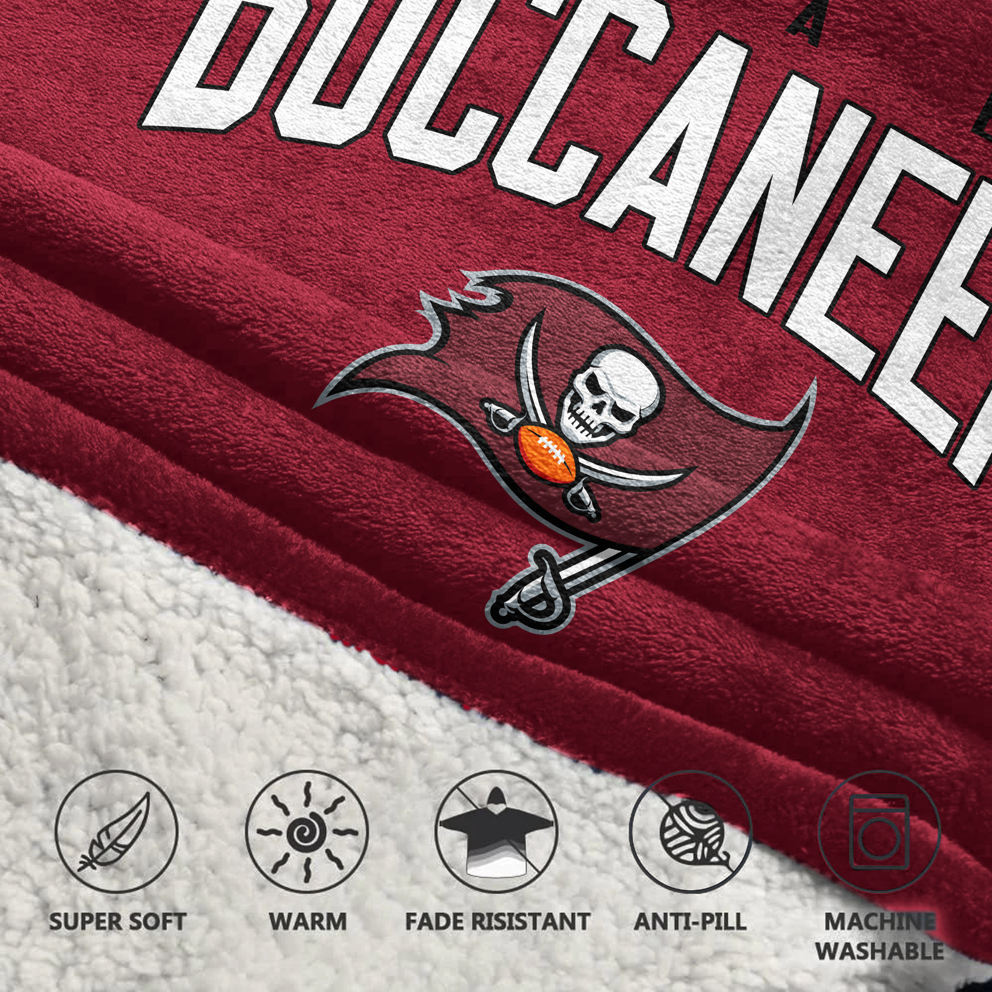 Adult M.E. 13 Tampa Bay Football Unisex Blanket Hoodie