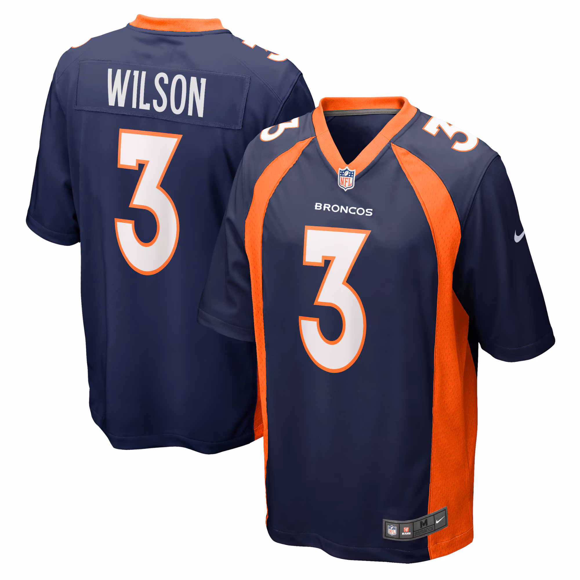 Russell Wilson Denver Broncos Youth Game Jersey - Orange