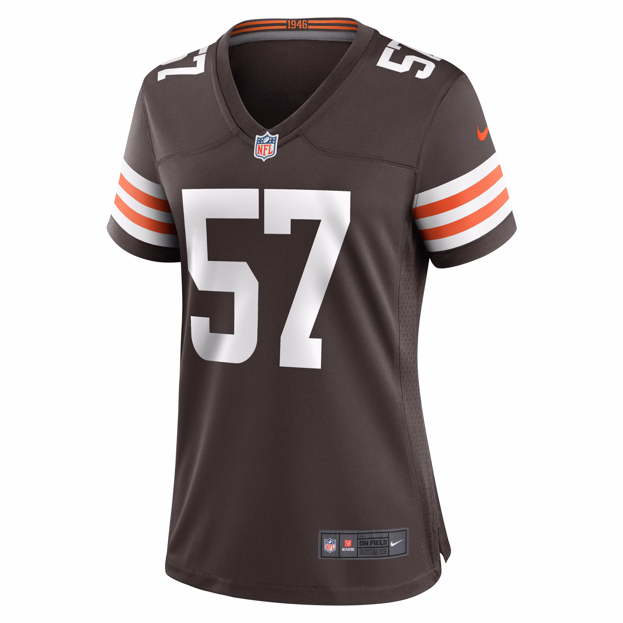 Isaiah McGuire Cleveland Browns Women's Team Game Jersey -  Brown