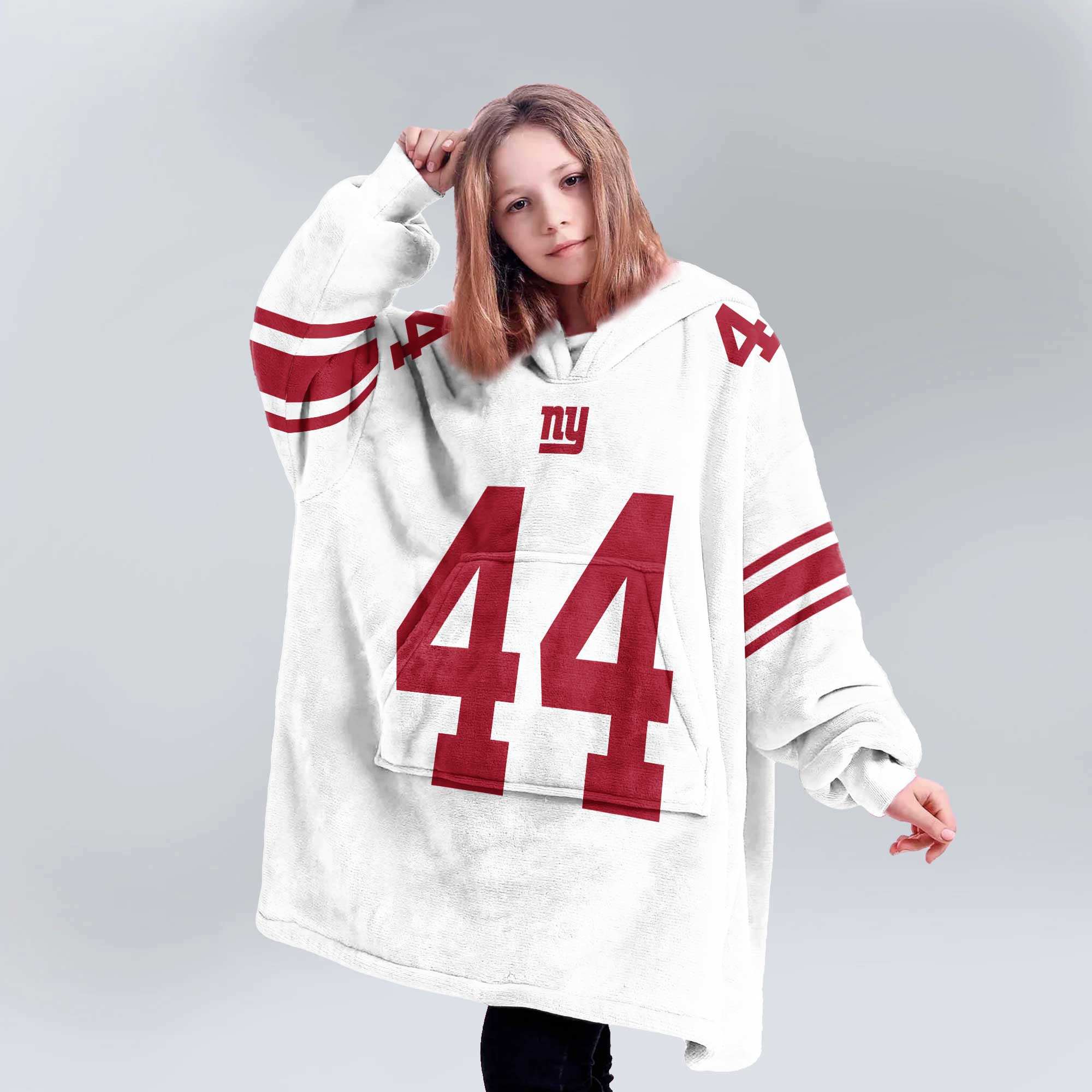 C.S 44 New York G Football Unisex Blanket Hoodie
