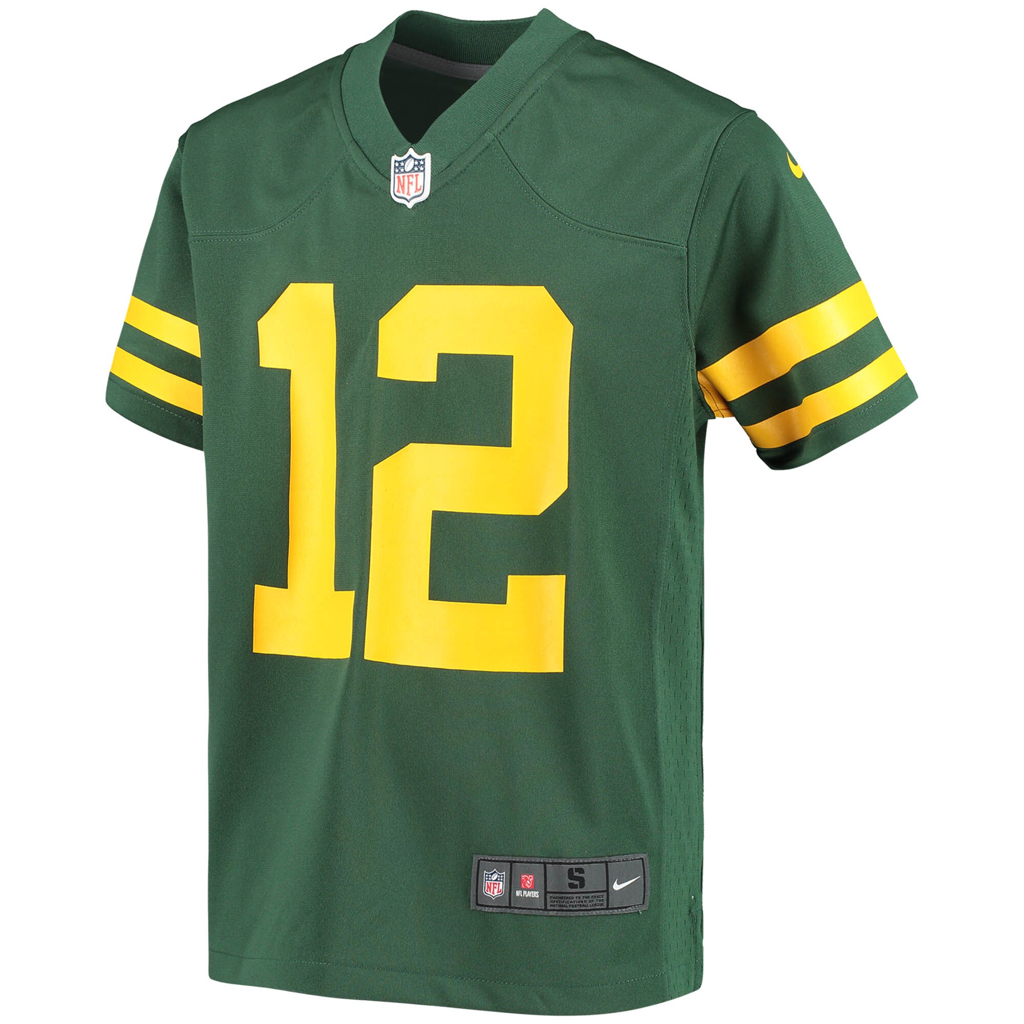 Aaron Rodgers Green Bay Packers Youth Game Jersey - Green