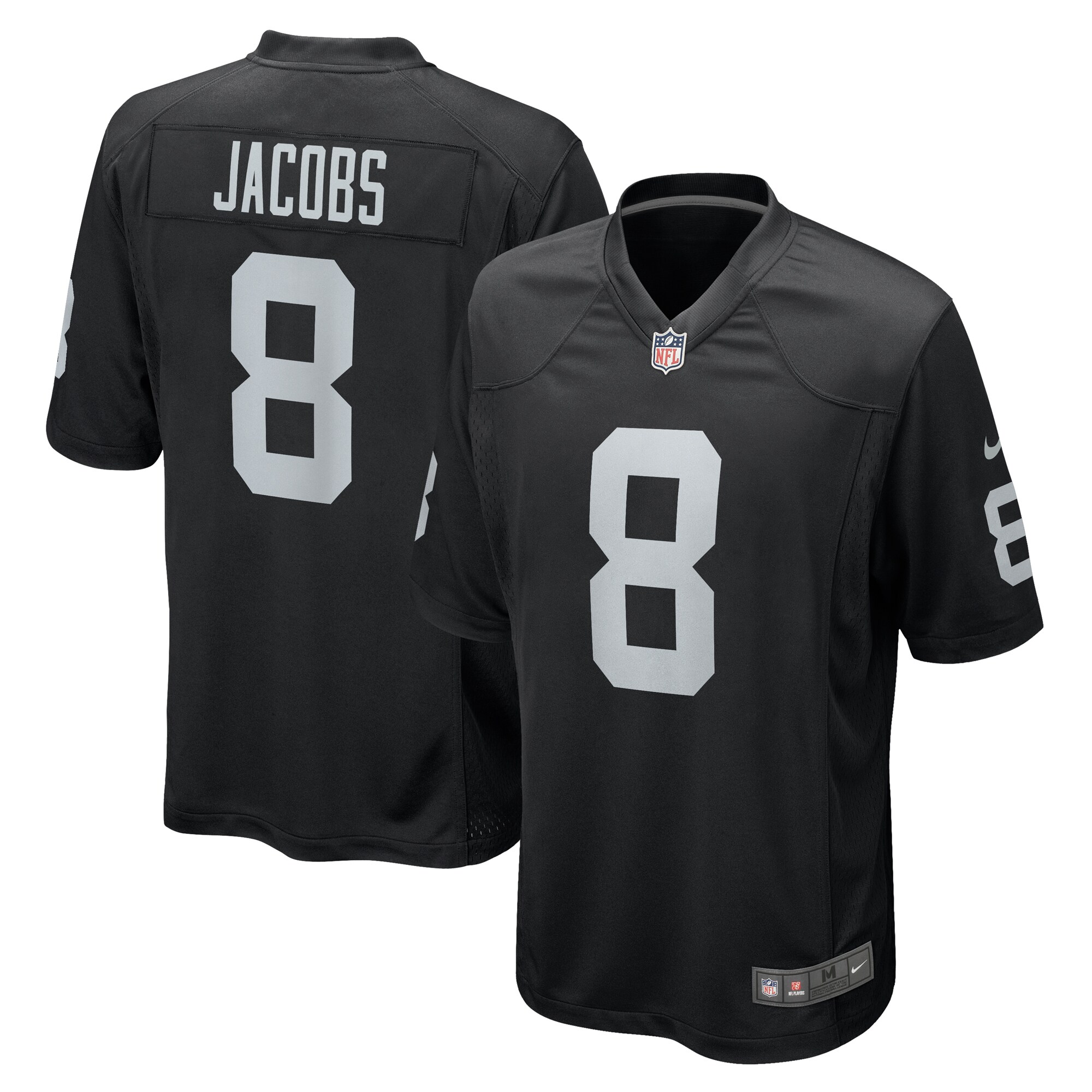 Josh Jacobs Las Vegas Raiders  Game Player Jersey - Black