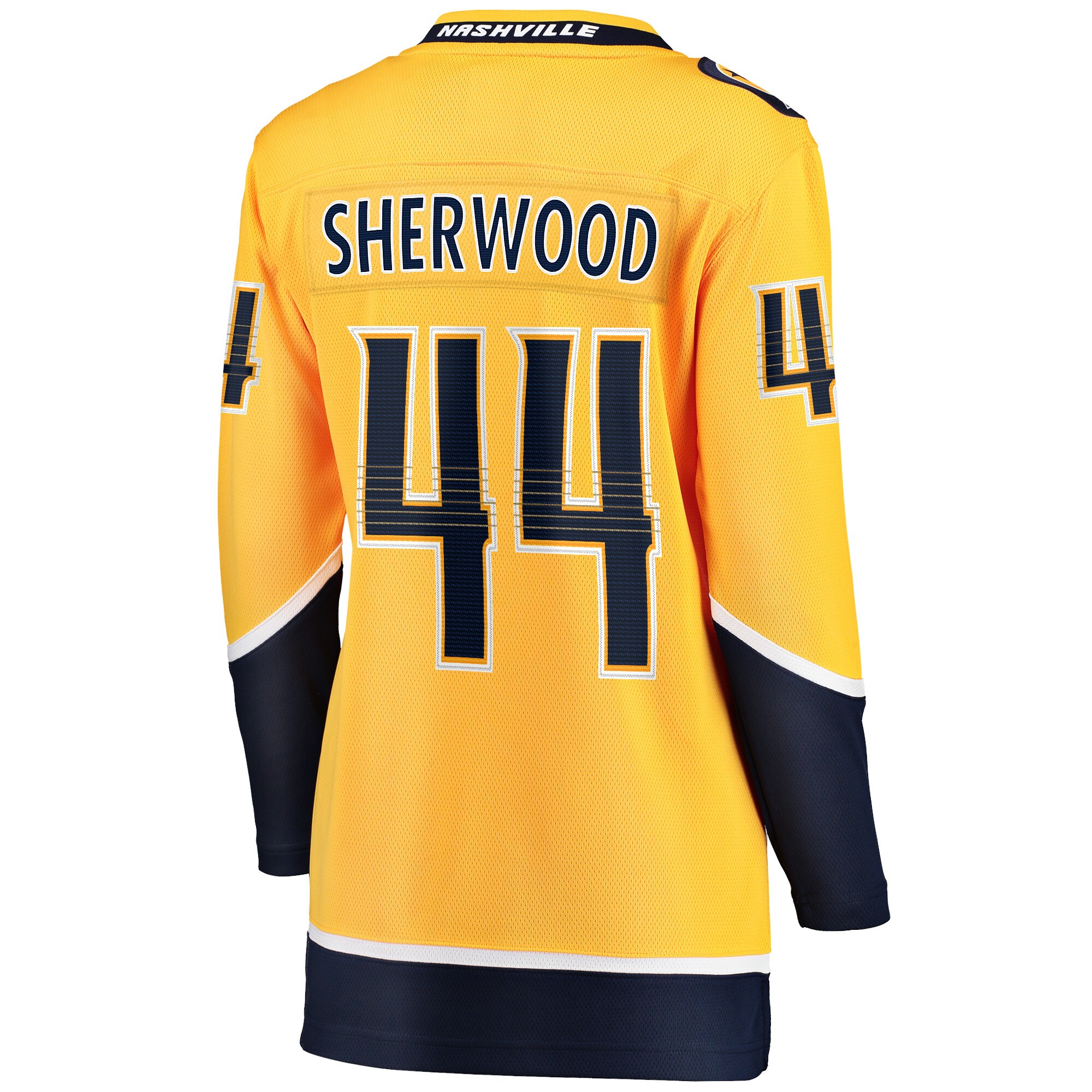 Kiefer Sherwood Nashville Predators Women's Home Breakaway Player Jersey - Gold