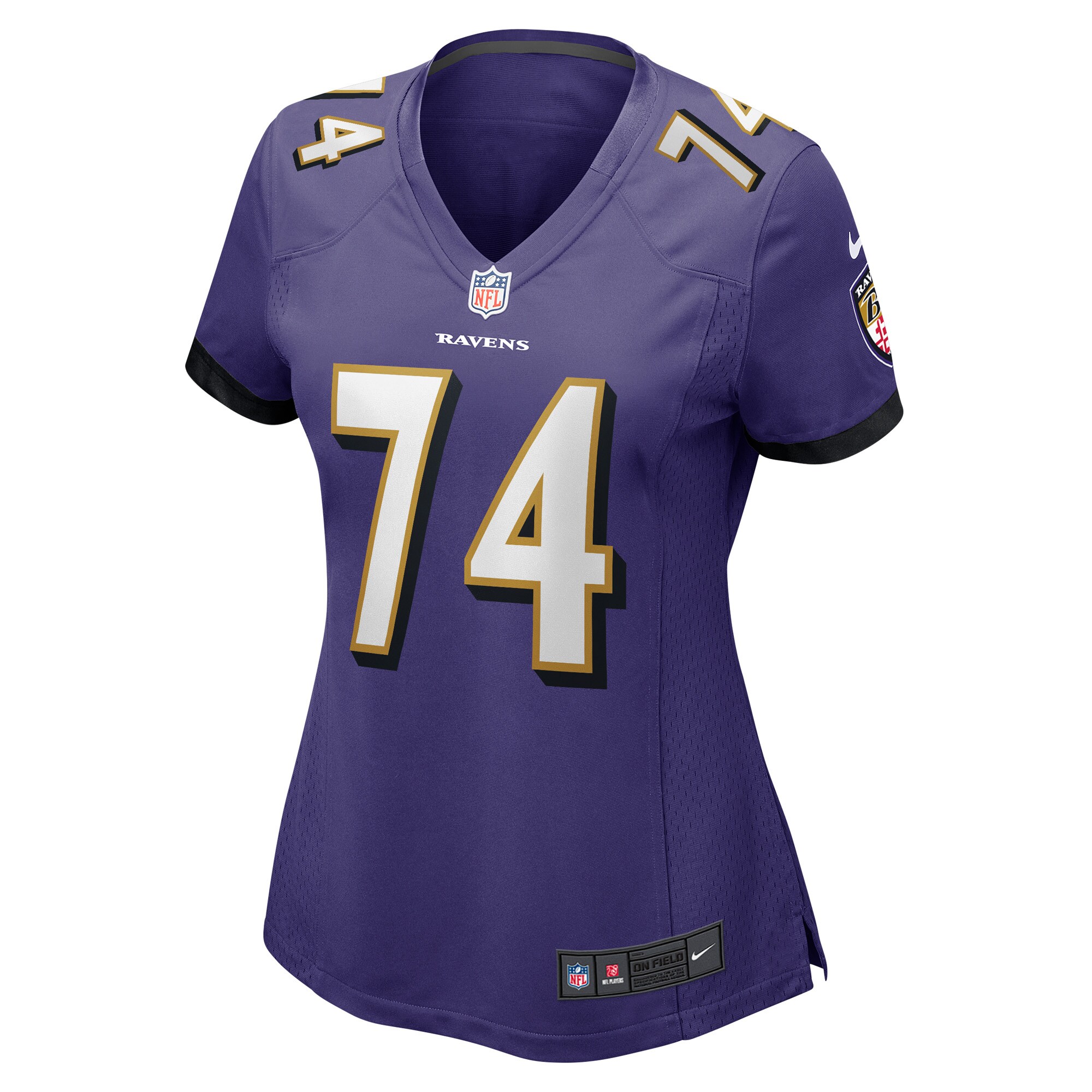 David Sharpe Baltimore Ravens  Women's Game Player Jersey - Purple
