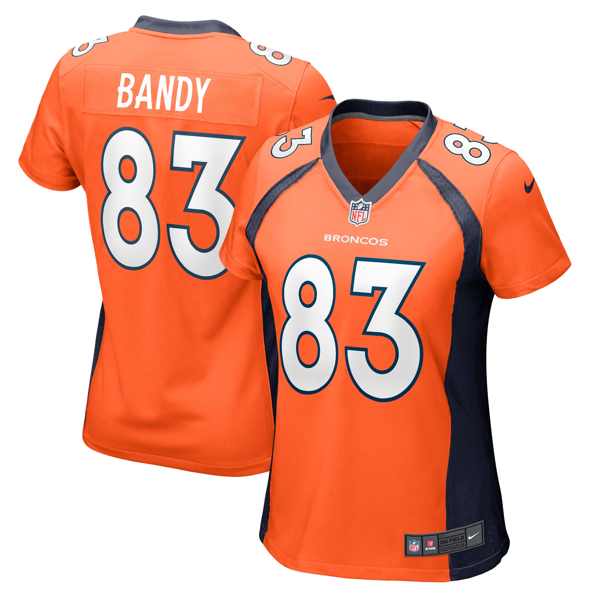 Michael Bandy Denver Broncos Women's Team Game Jersey -  Orange