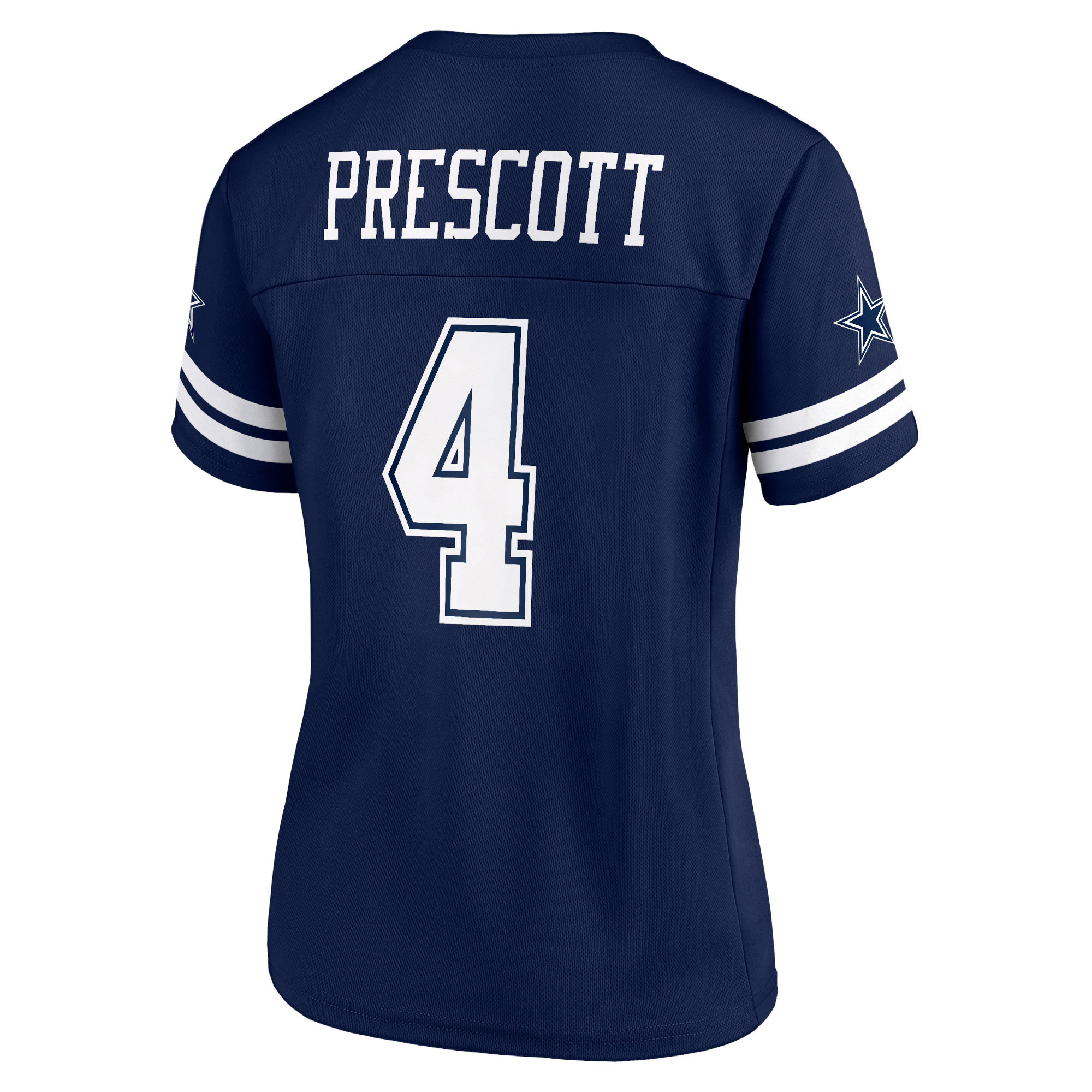 Women's Dallas Cowboys Dak Prescott Navy Replica Player Jersey