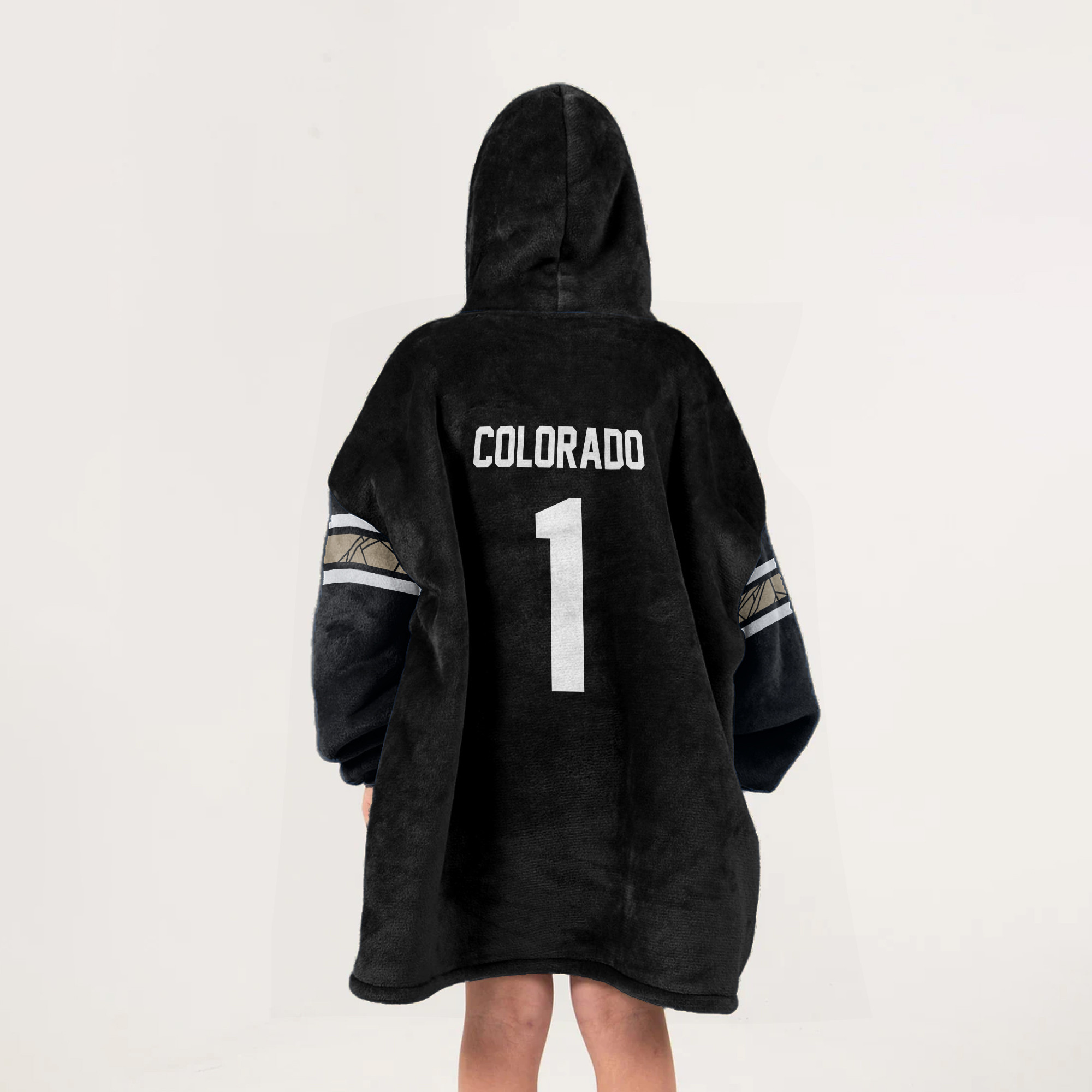 Adult #1 Colorado Football Unisex Blanket Hoodie