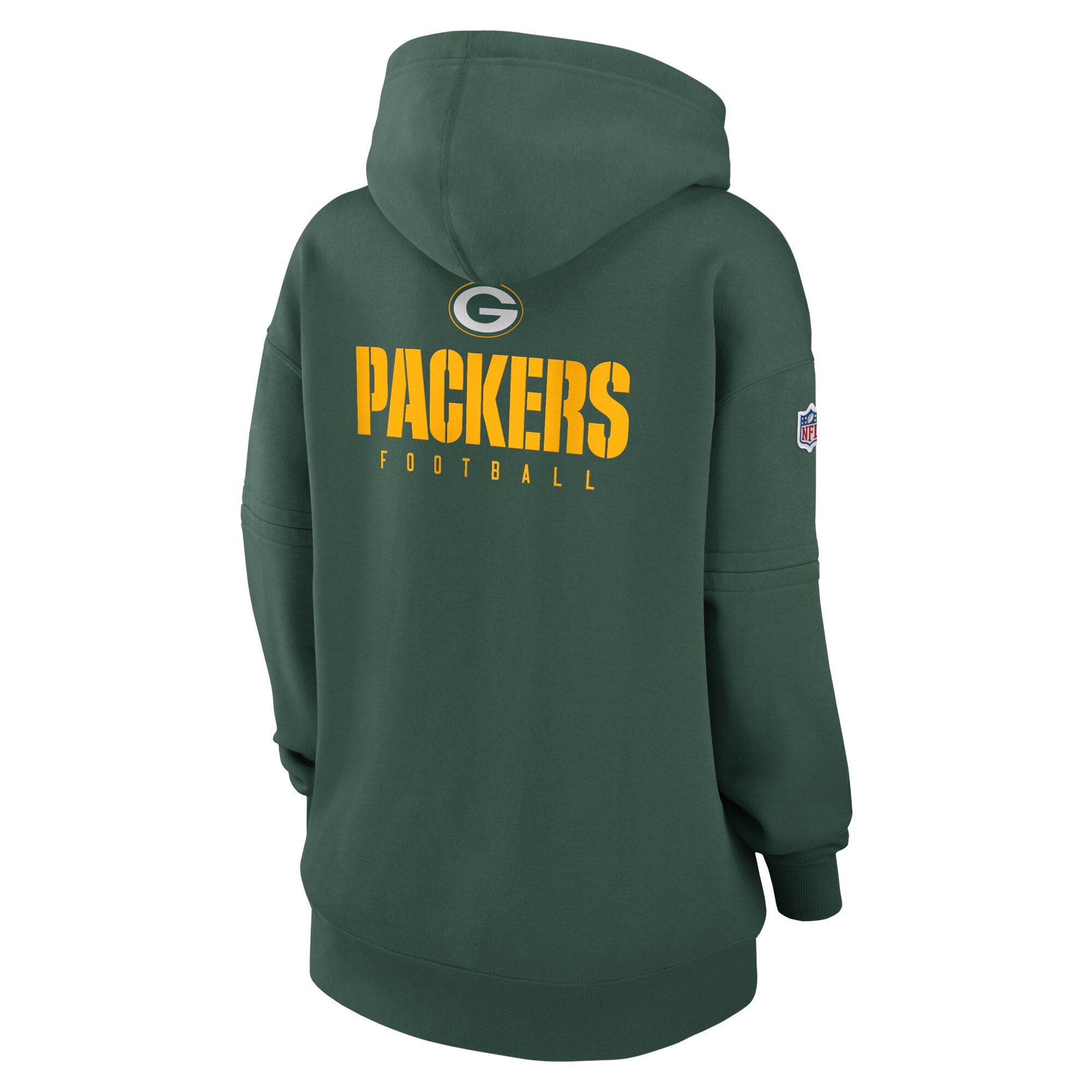 Green Bay Packers Women's 2023 Sideline Club Fleece Pullover Hoodie - Green