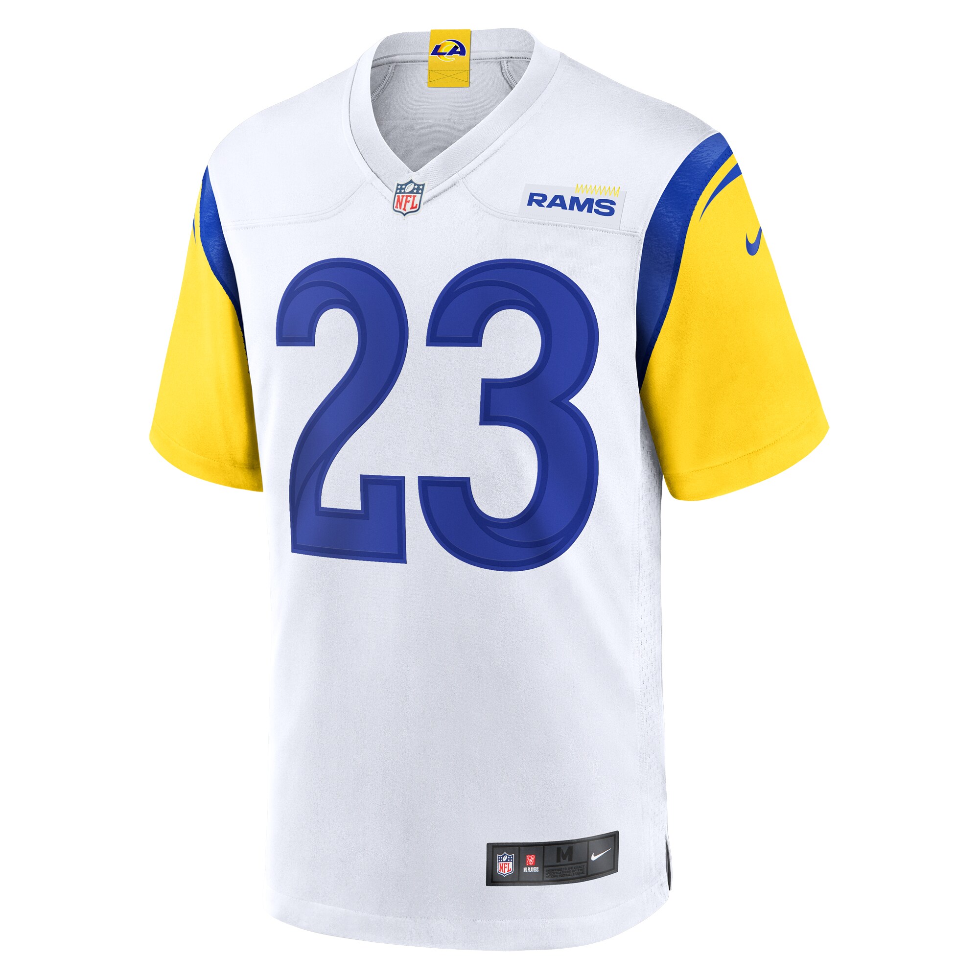 Kyren Williams #23 Los Angeles Rams  Game Jersey -  White