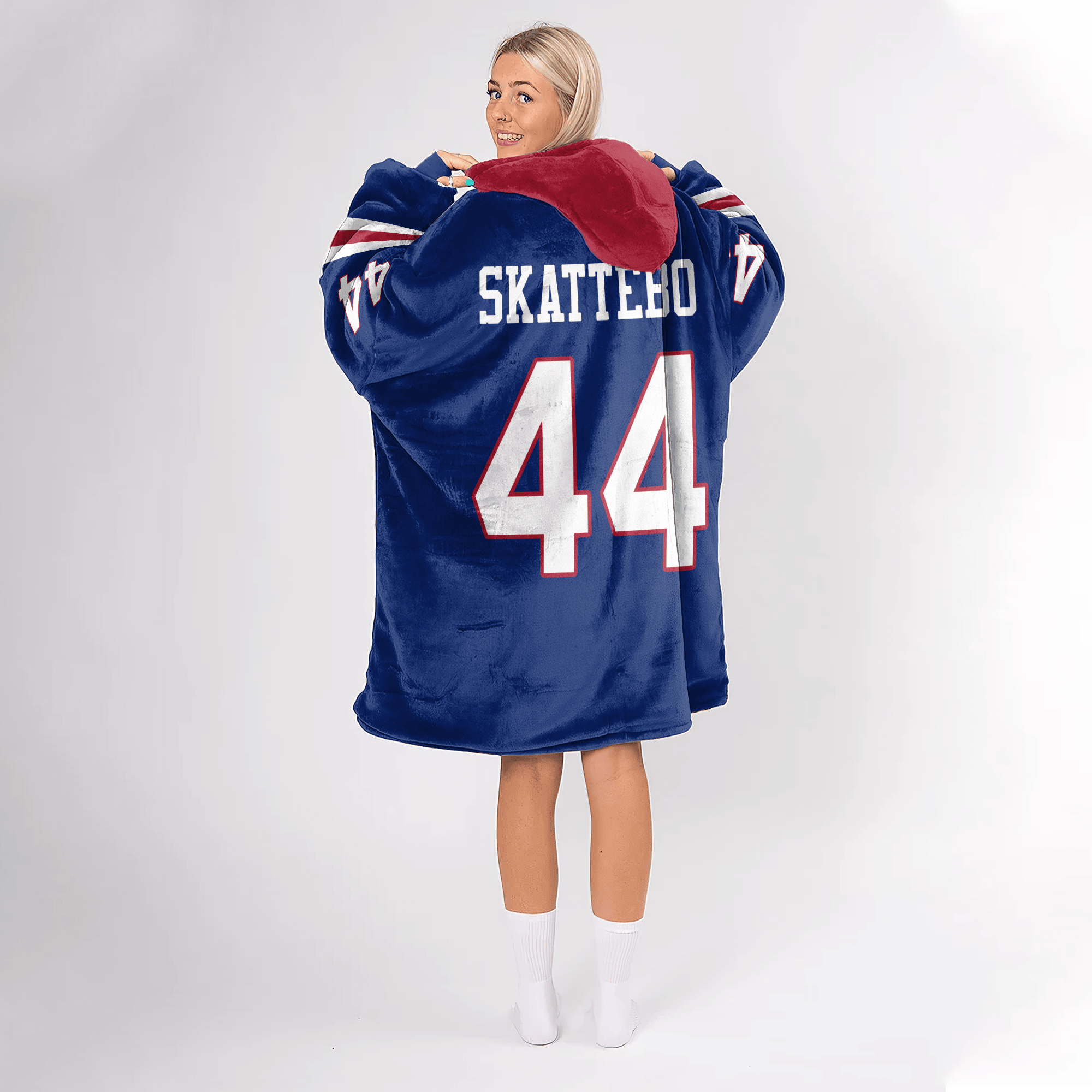C.S 44 New York G Football Unisex Blanket Hoodie
