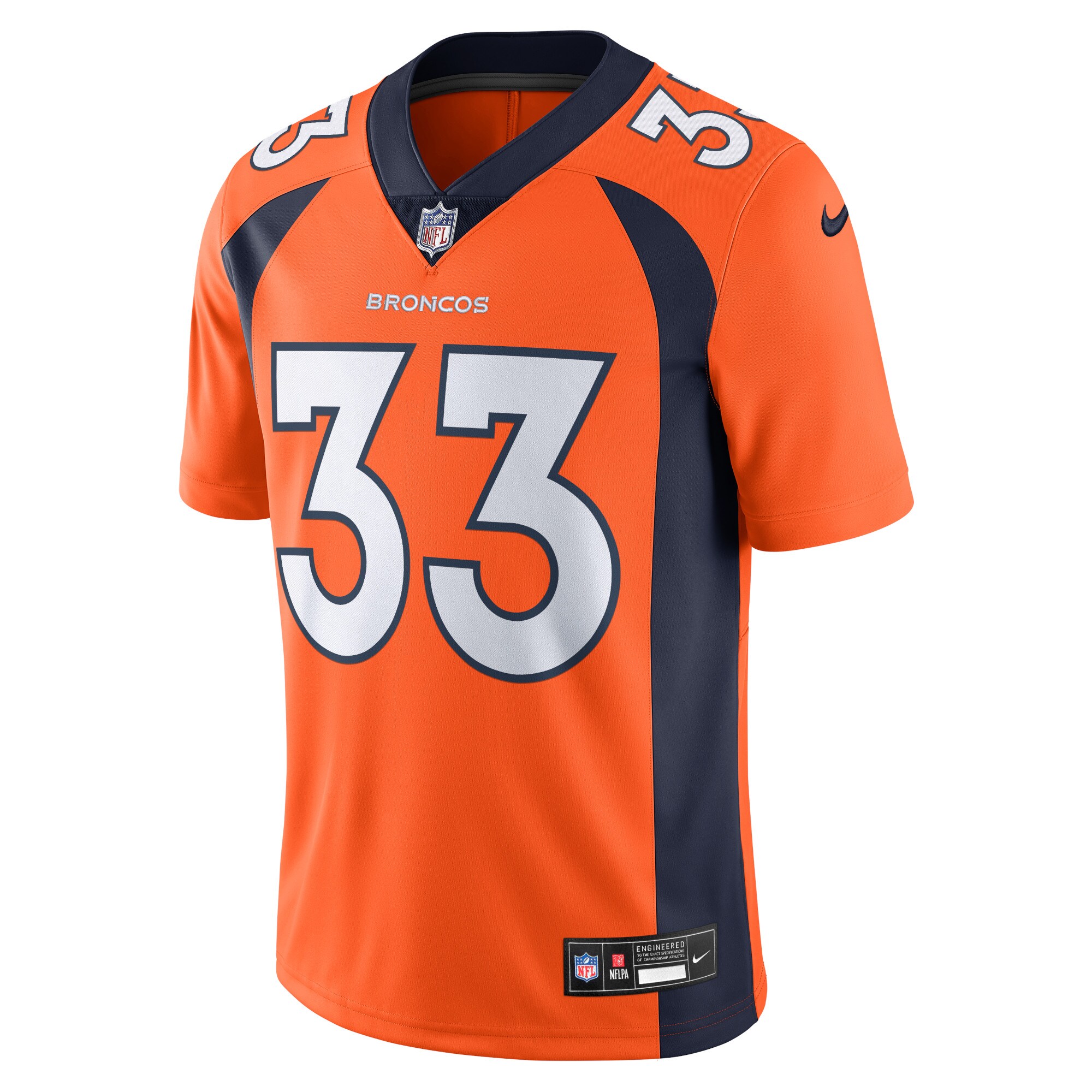Javonte Williams Denver Broncos  Vapor Untouchable Limited Jersey - Orange