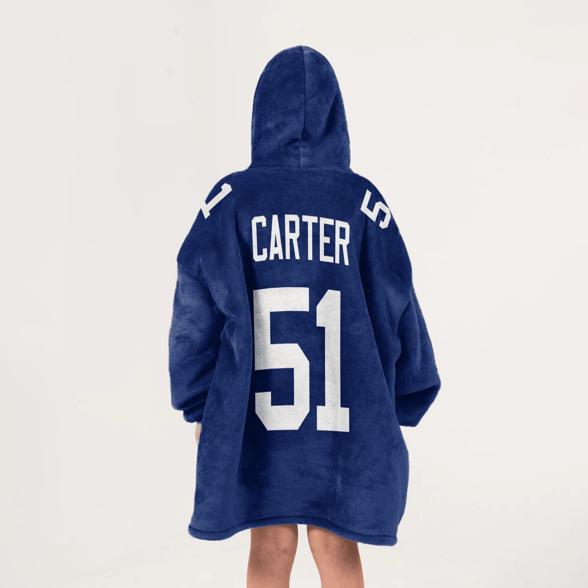 Kid A.C 51 New York G Football Unisex Blanket Hoodie