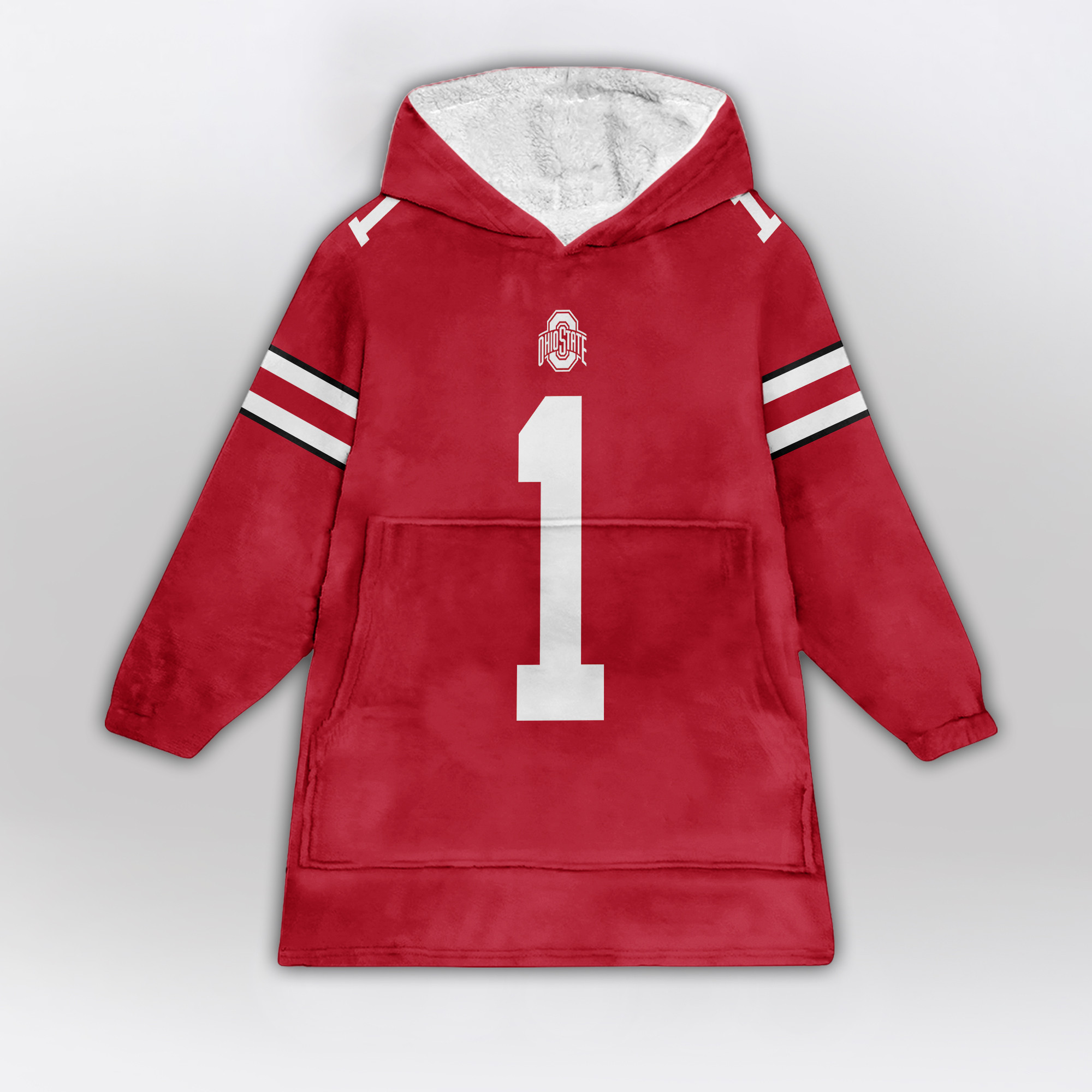Kid #1 Ohio State Football Unisex Blanket Hoodie