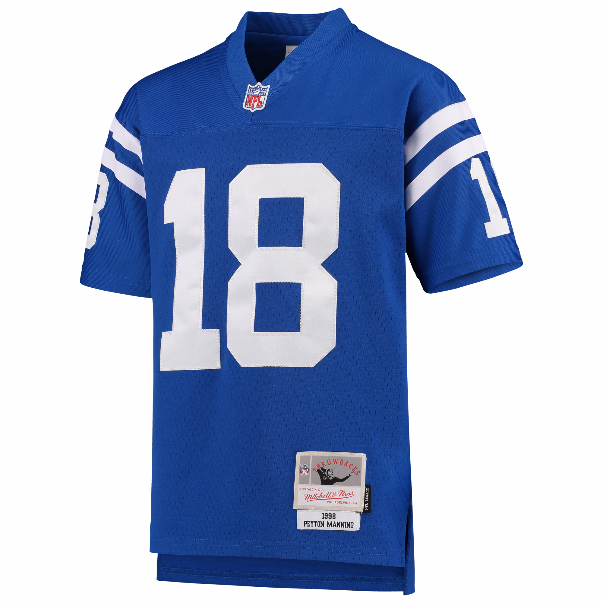 Peyton Manning Indianapolis Colts Youth 1998 Legacy Retired Player Jersey - Royal