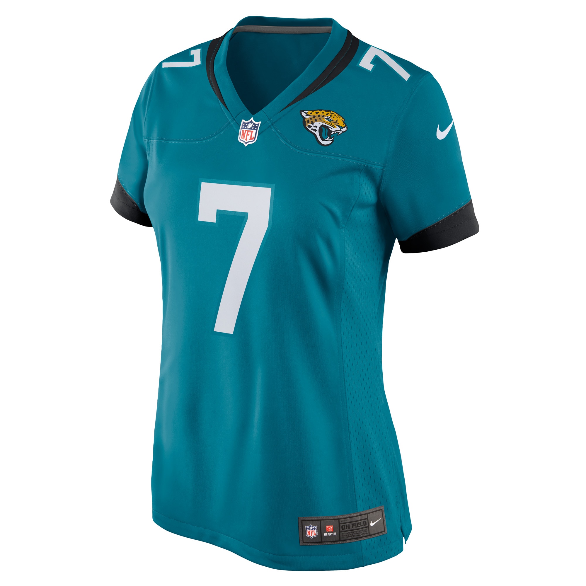 Byron Leftwich Jacksonville Jaguars  Women's Retired Player Game Jersey - Teal