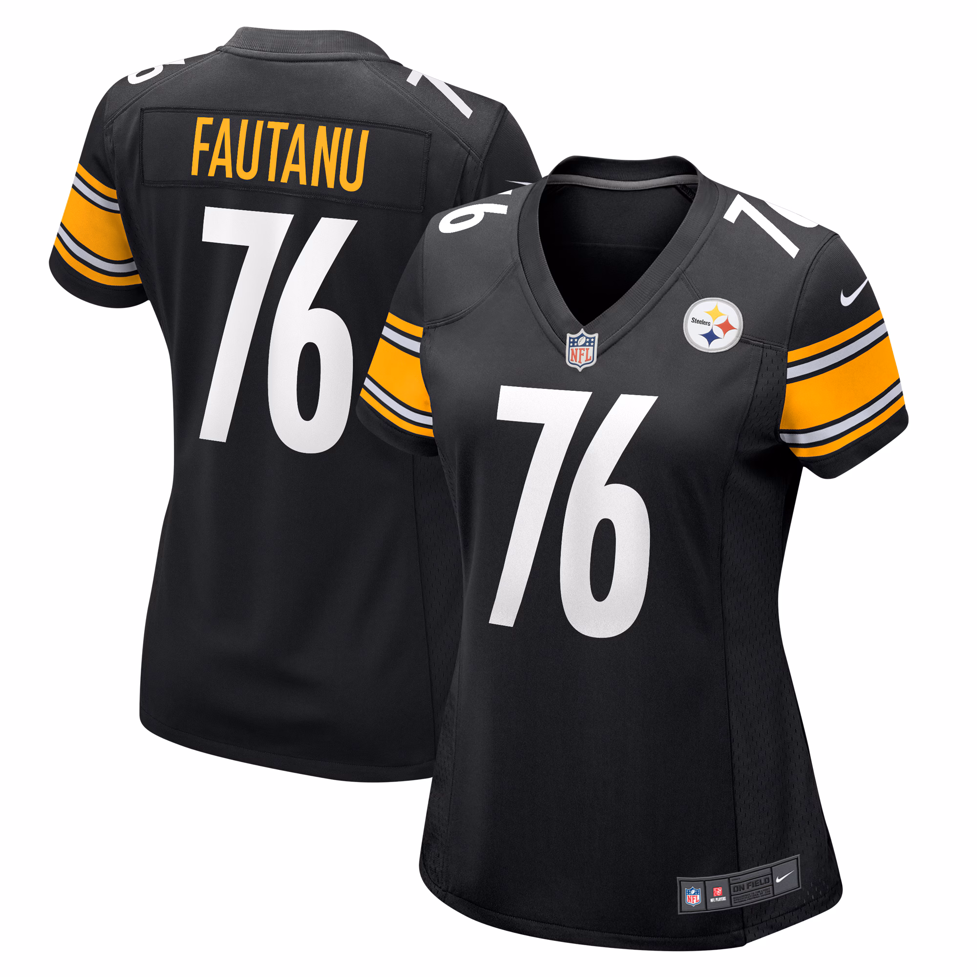 Troy Fautanu Pittsburgh Steelers Women's  Game Jersey -  Black