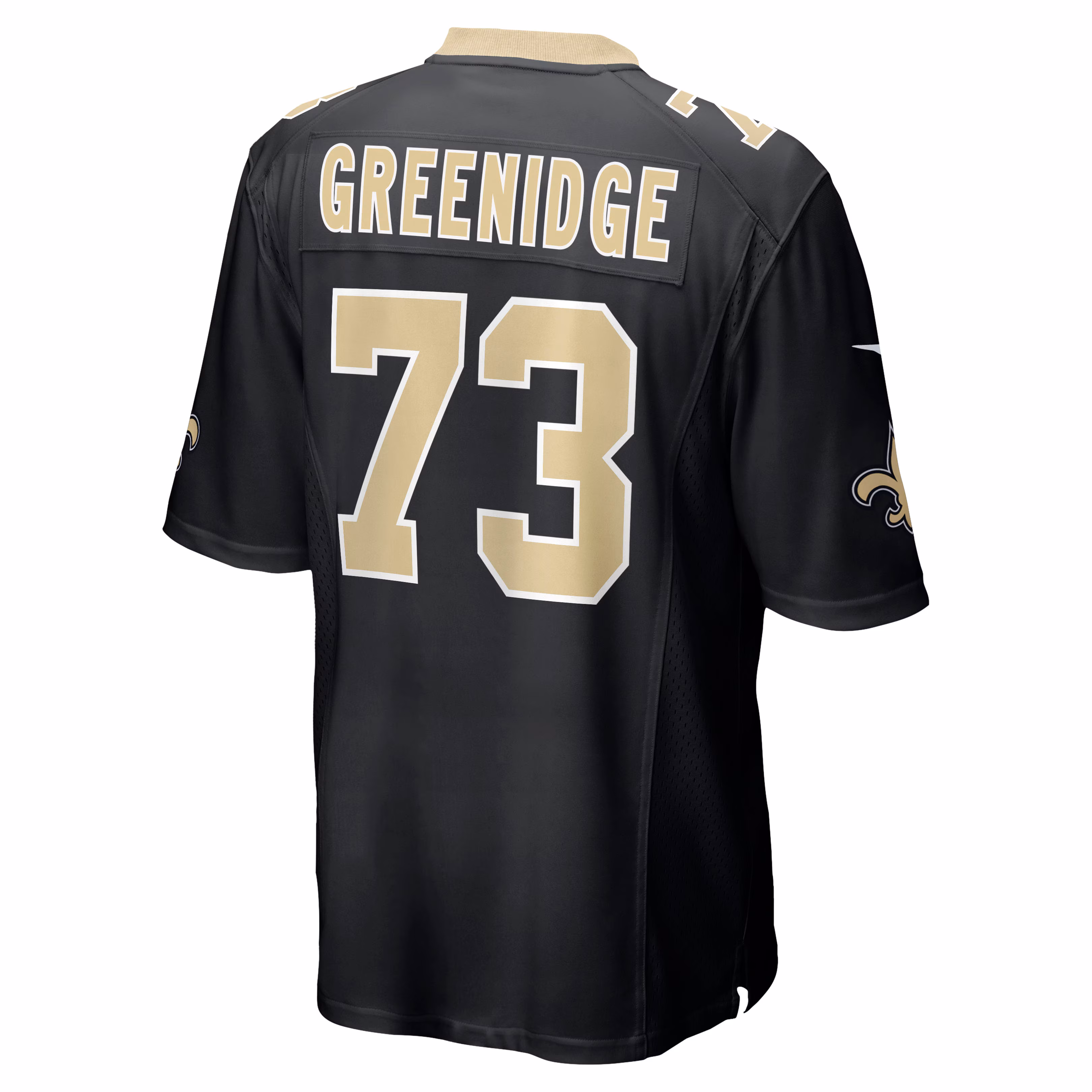 Ethan Greenidge New Orleans Saints Game Jersey - Black