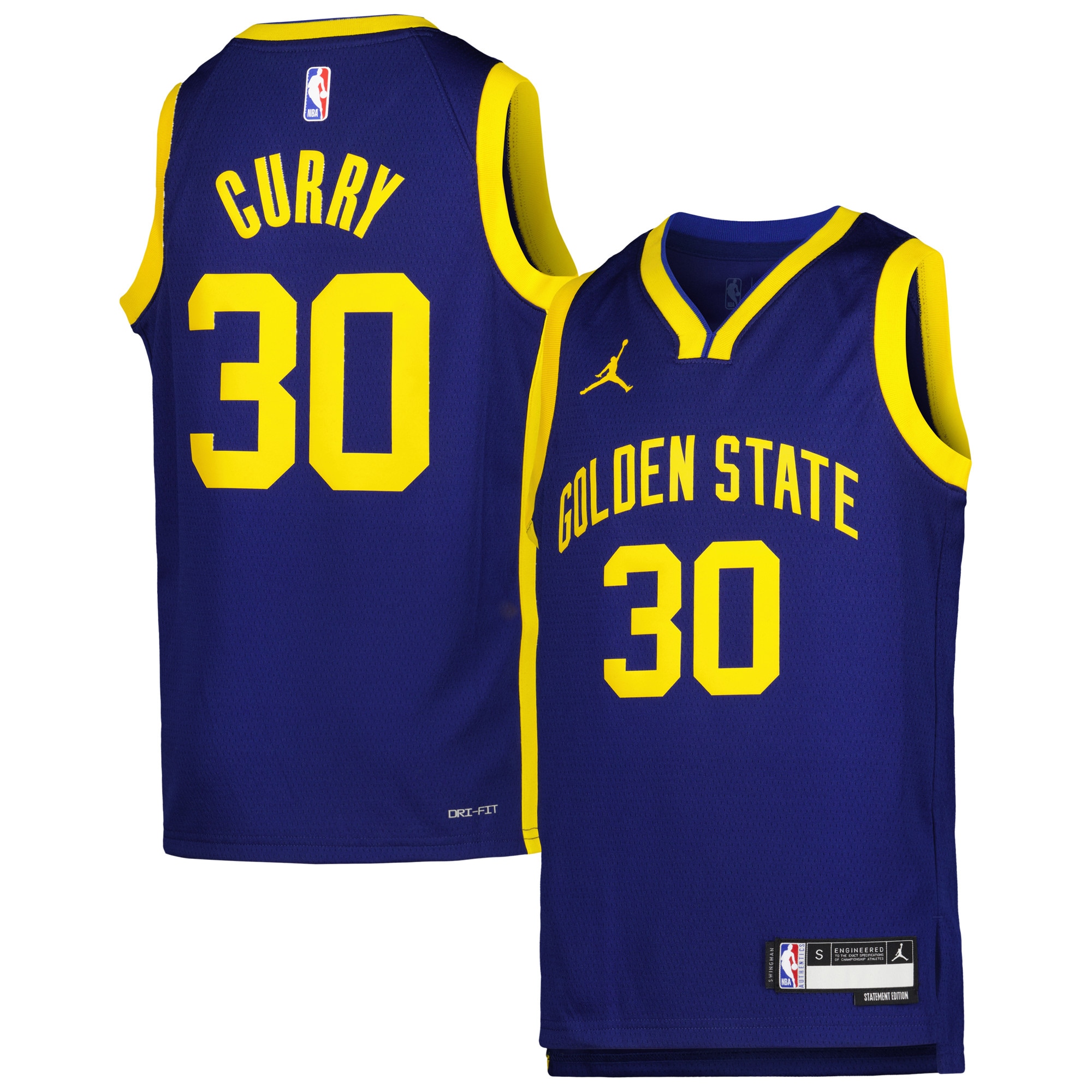 Stephen Curry Golden State Warriors  Youth Swingman Jersey - Statement Edition - Blue