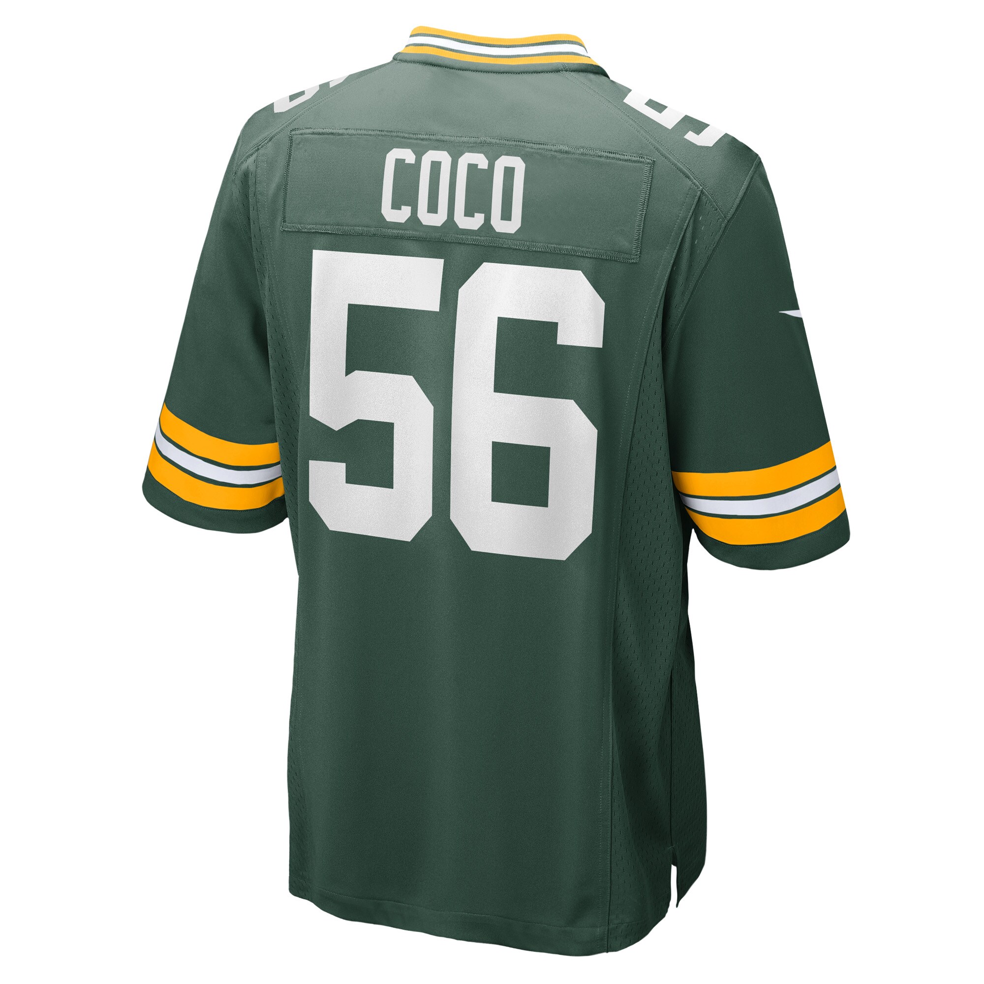 Jack Coco Green Bay Packers  Game Player Jersey - Green