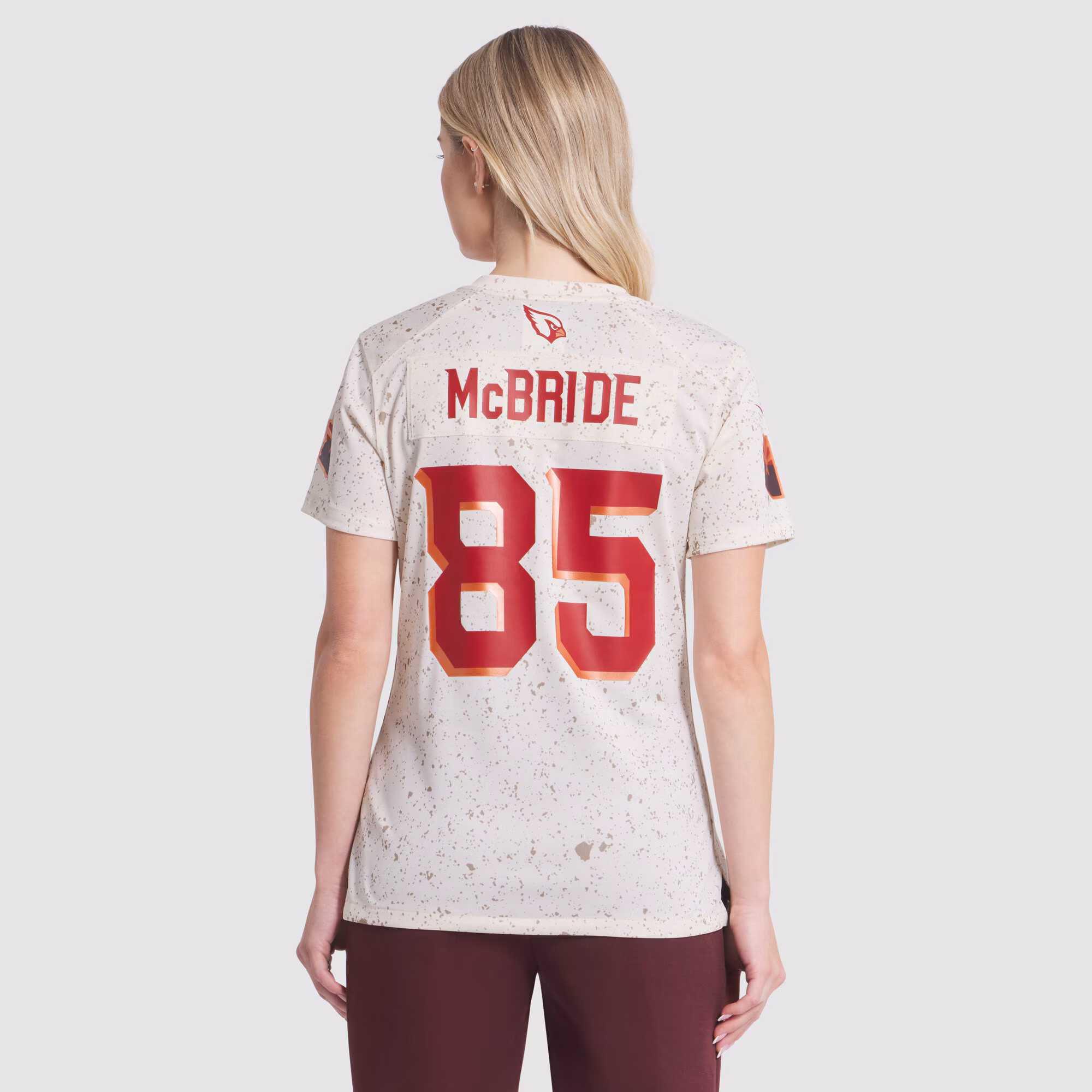Trey McBride #85 Arizona Cardinals Women's 2025 Rivalries Collection Game Jersey - Natural