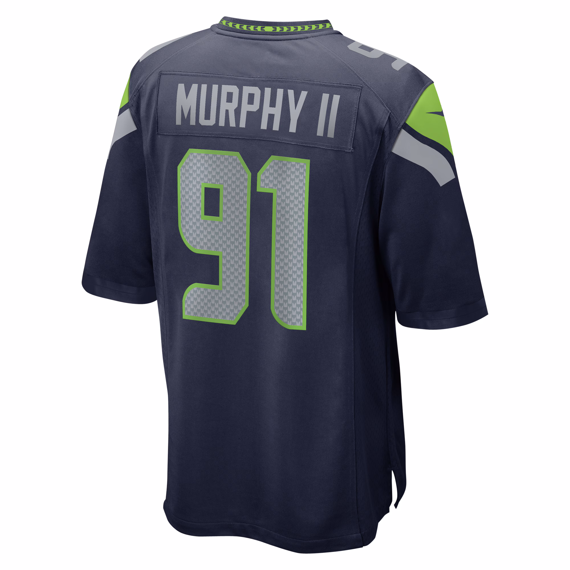 Byron Murphy II Seattle Seahawks 2024 NFL Draft First Round Pick Player Game Jersey - College Navy