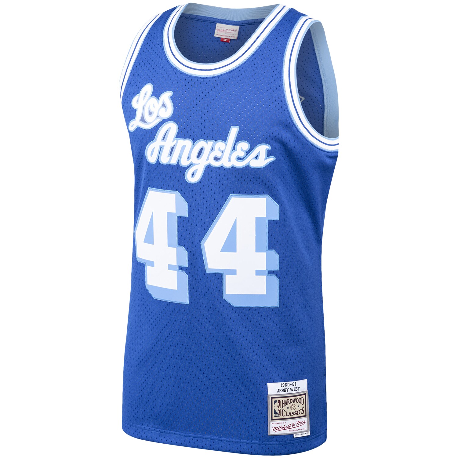 Jerry West Los Angeles Lakers Mitchell & Ness Hardwood Classics 1960/61 Swingman Jersey - Royal