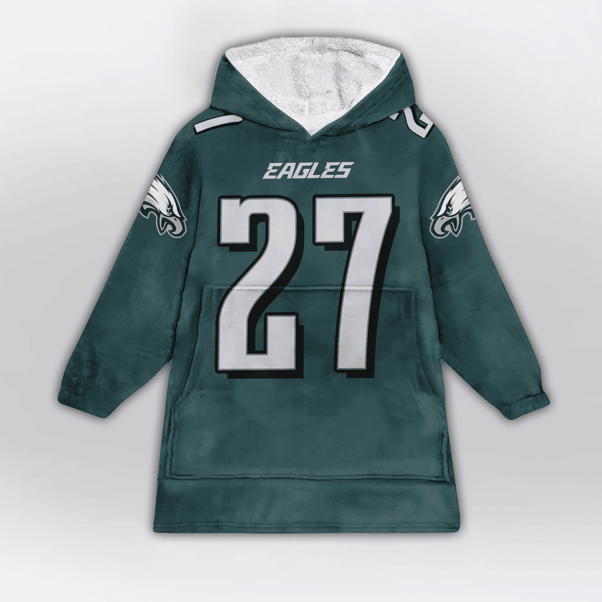 Kid 27 Philadelphia Football Unisex Blanket Hoodie