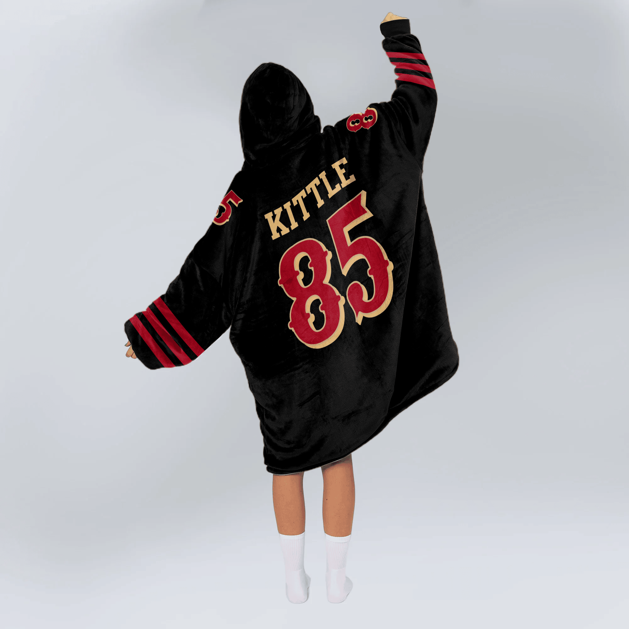 Adult G.K 85 San Francisco 49ers Football Unisex Blanket Hoodie