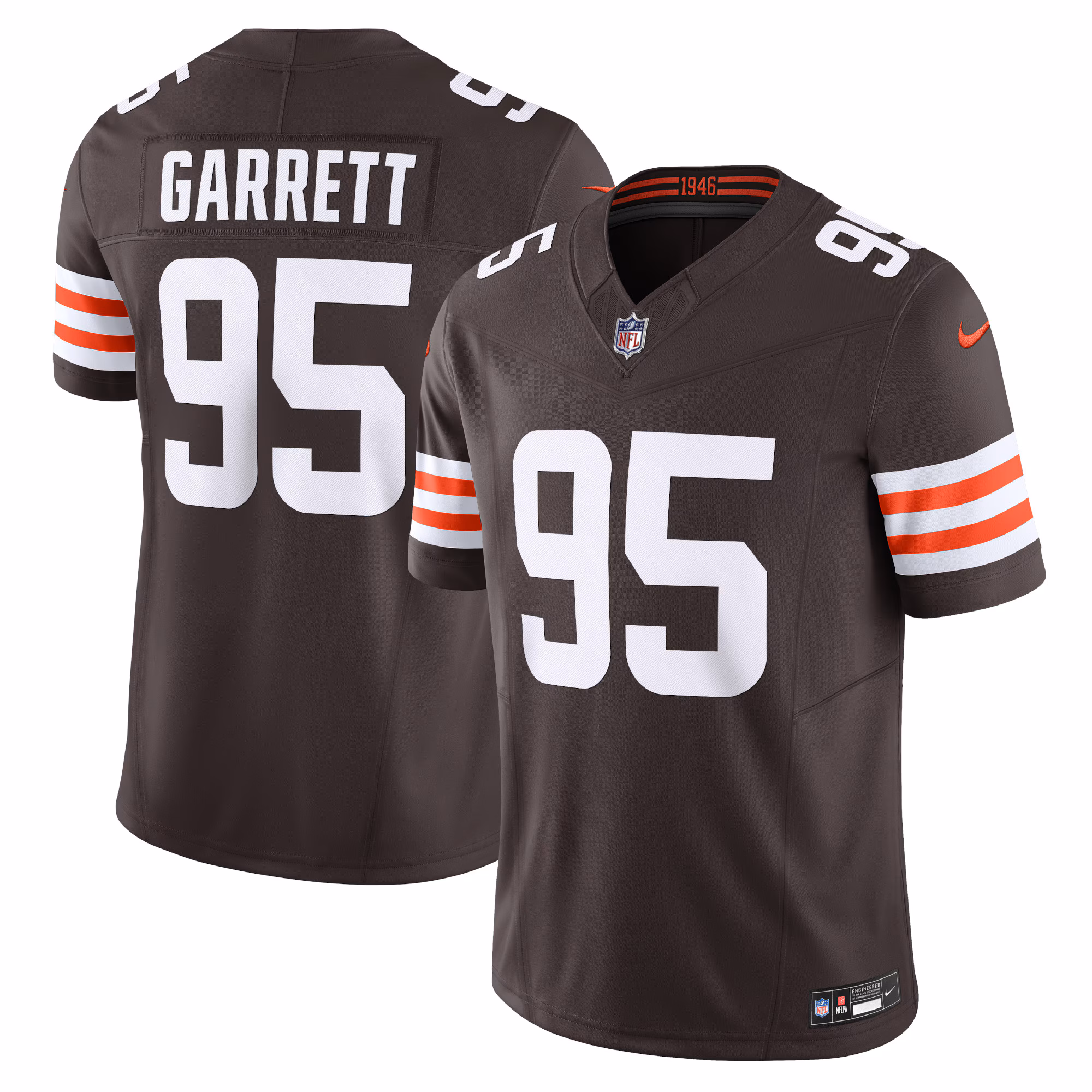 Myles Garrett Cleveland Browns Vapor F.U.S.E. Limited Jersey - Brown