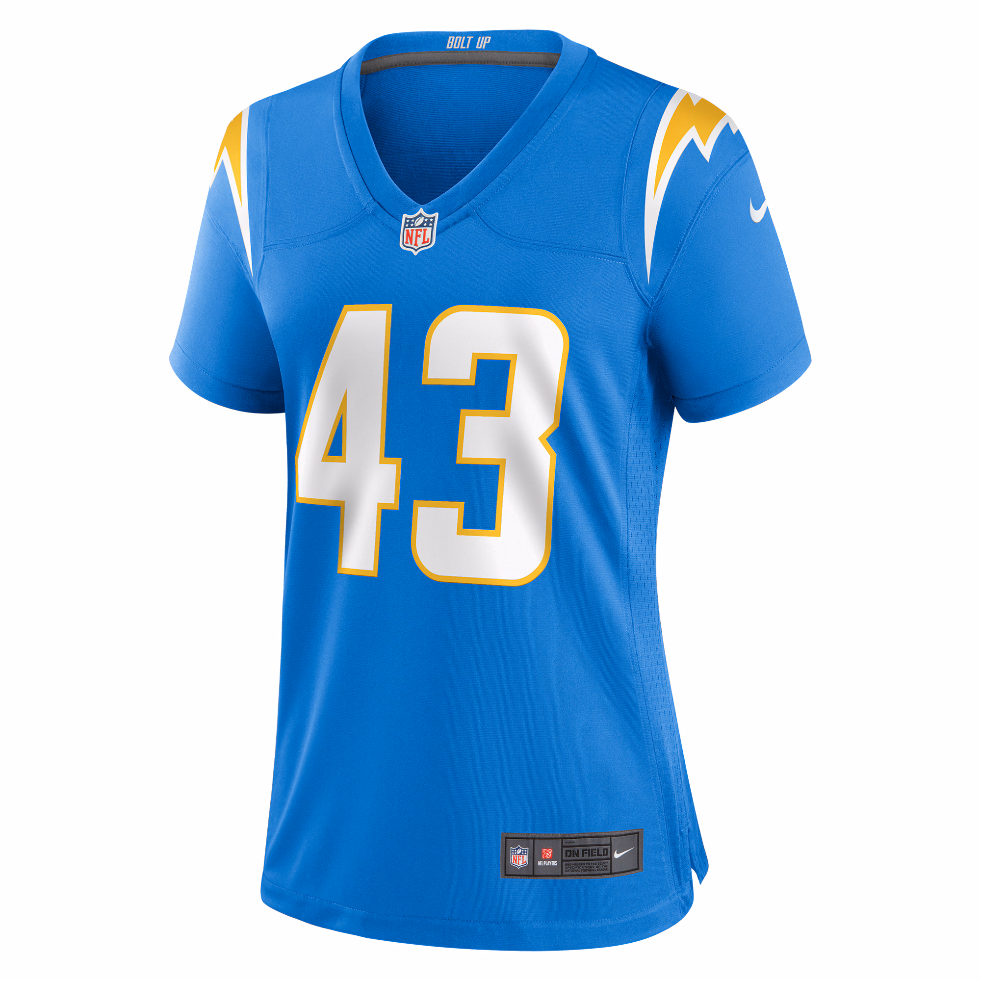 Troy Dye Los Angeles Chargers Women's  Game Jersey -  Powder Blue