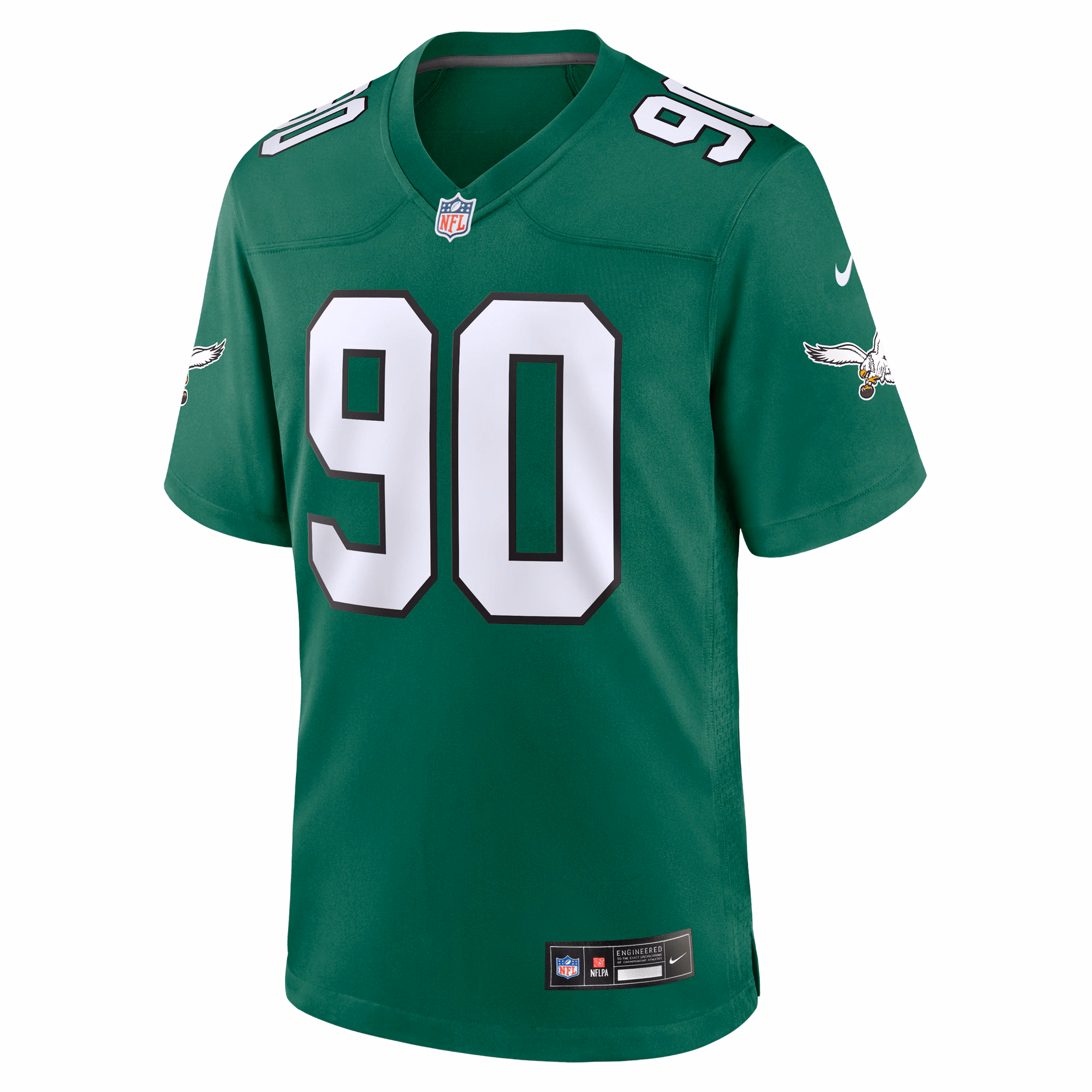 Davis Philadelphia Eagles Alternate Game Jersey - Kelly Green