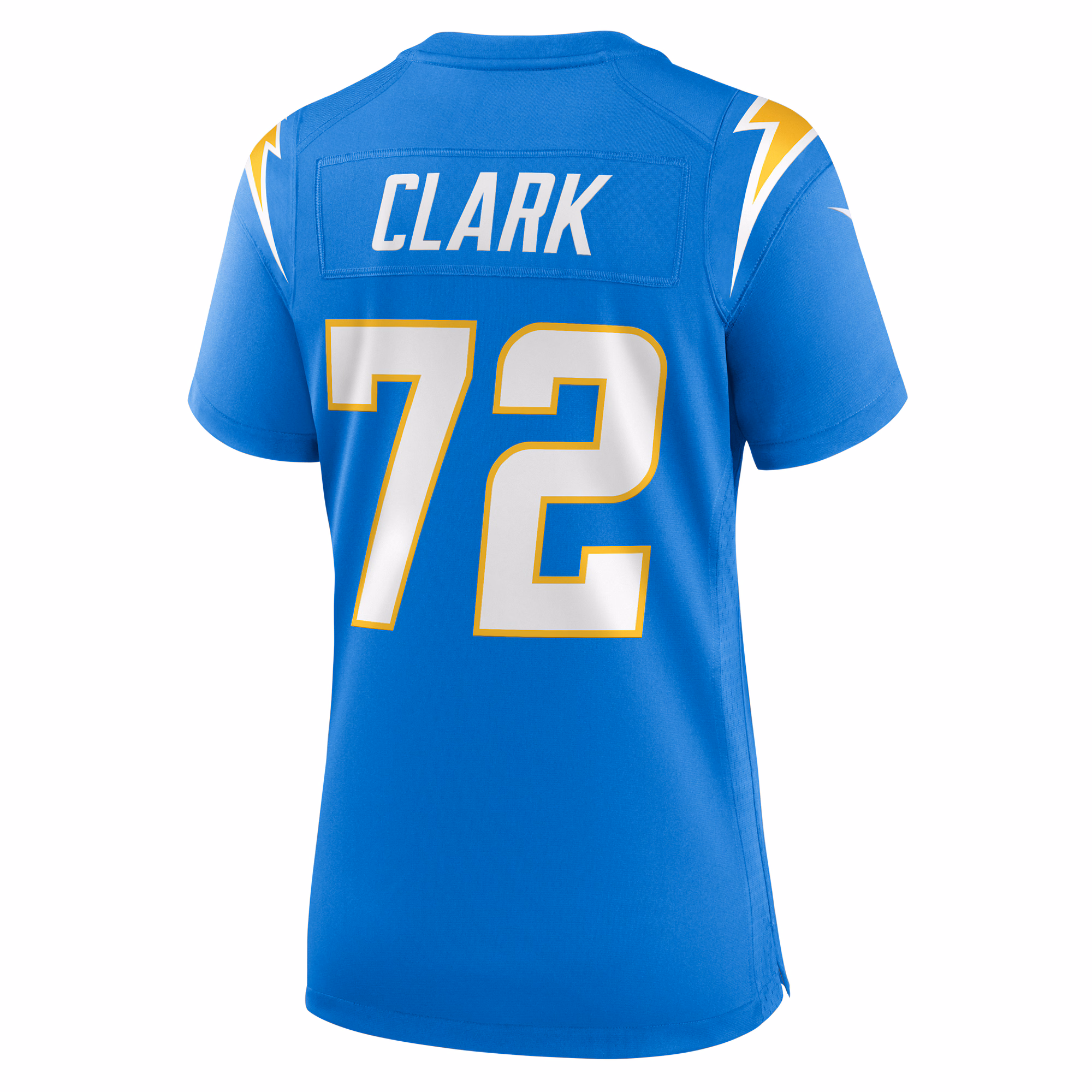 Jerrod Clark Los Angeles Chargers Women's Team Game Jersey -  Powder Blue