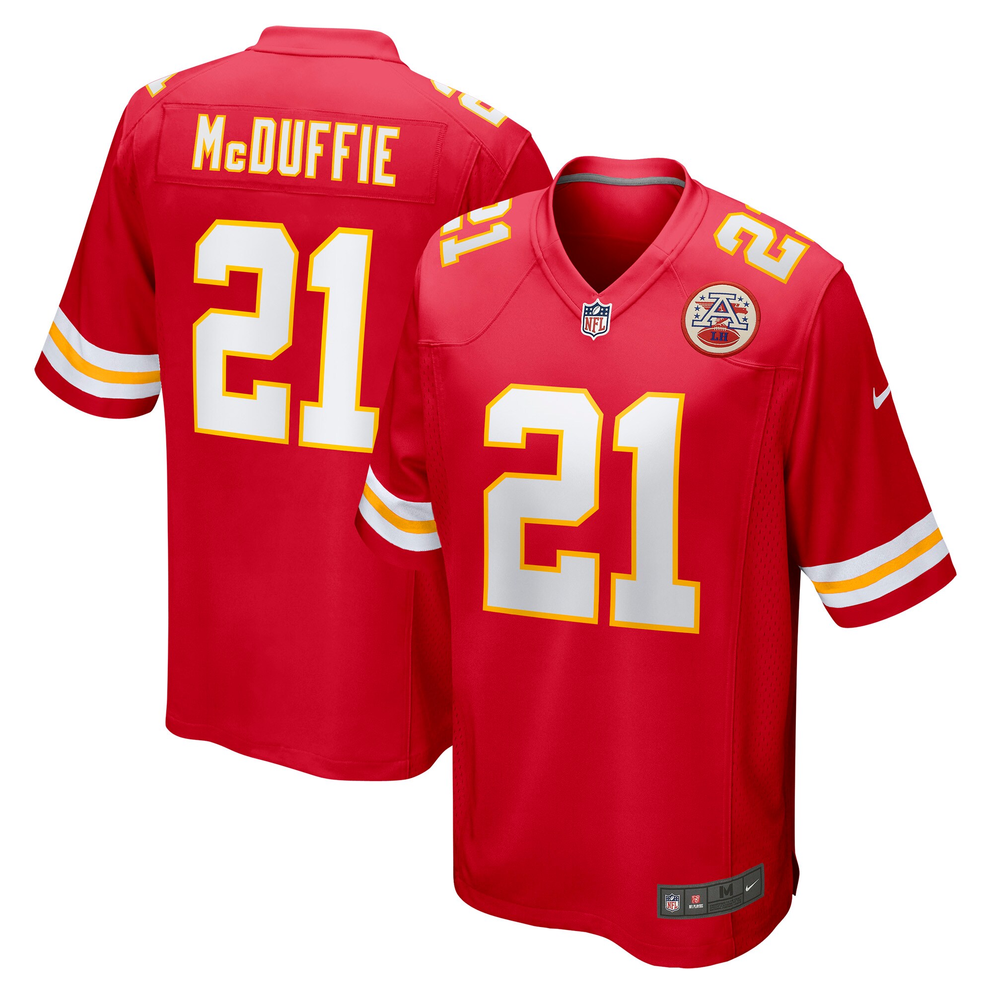 Trent McDuffie Kansas City Chiefs  Game Player Jersey - Red