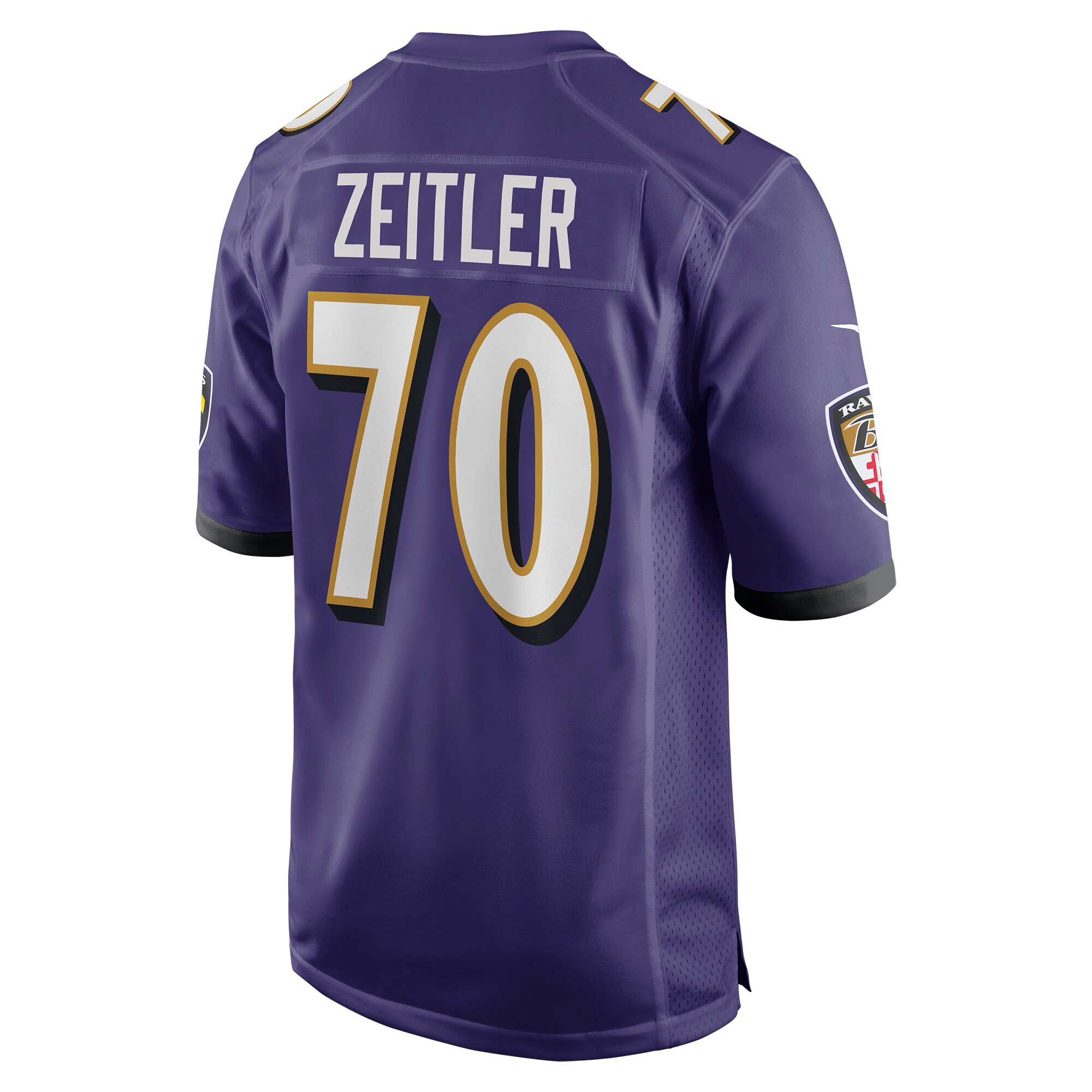 Kevin Zeitler Baltimore Ravens  Game Jersey - Purple