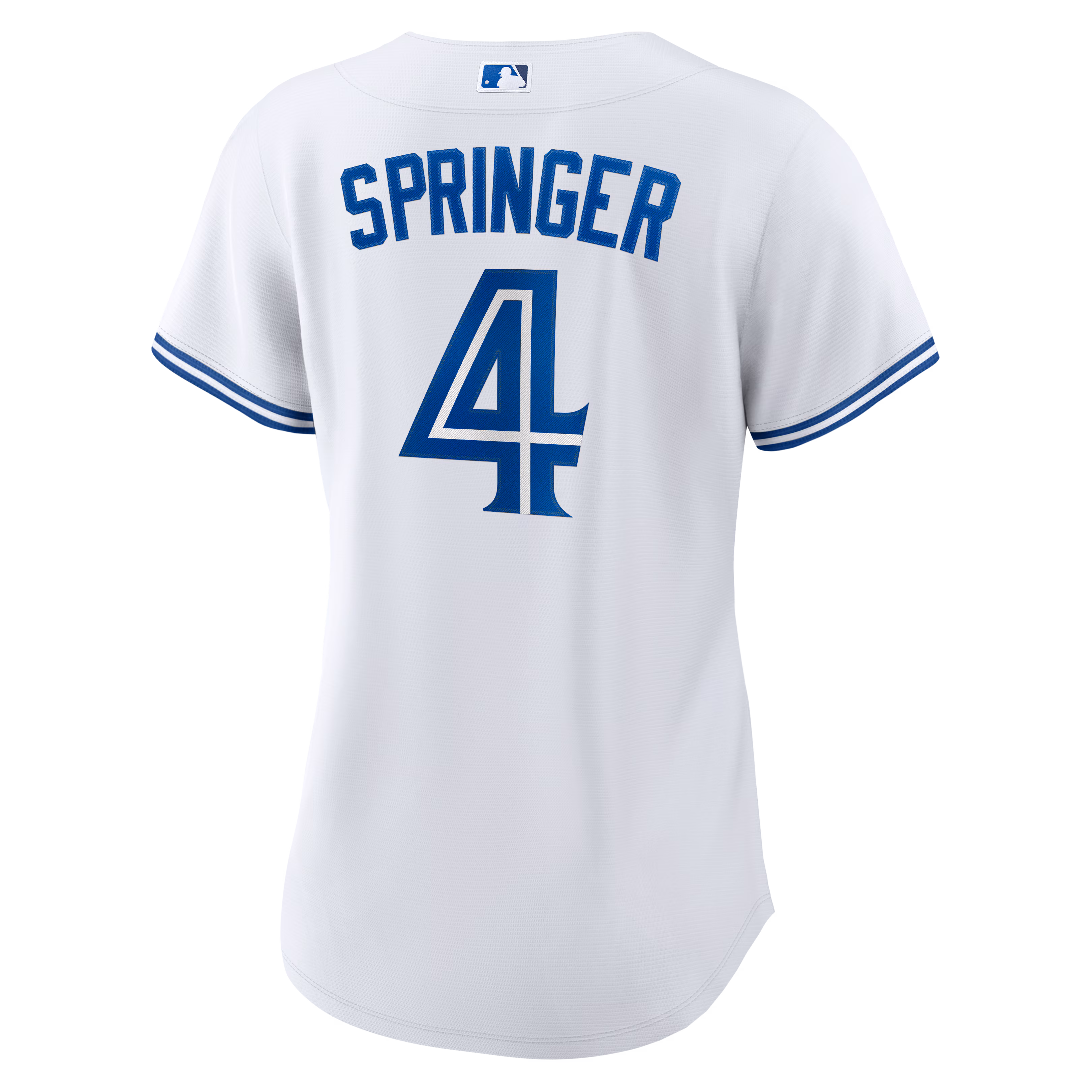 George Springer #4 Toronto Blue Jays Women's 2025 World Series Home Replica Player Jersey - White