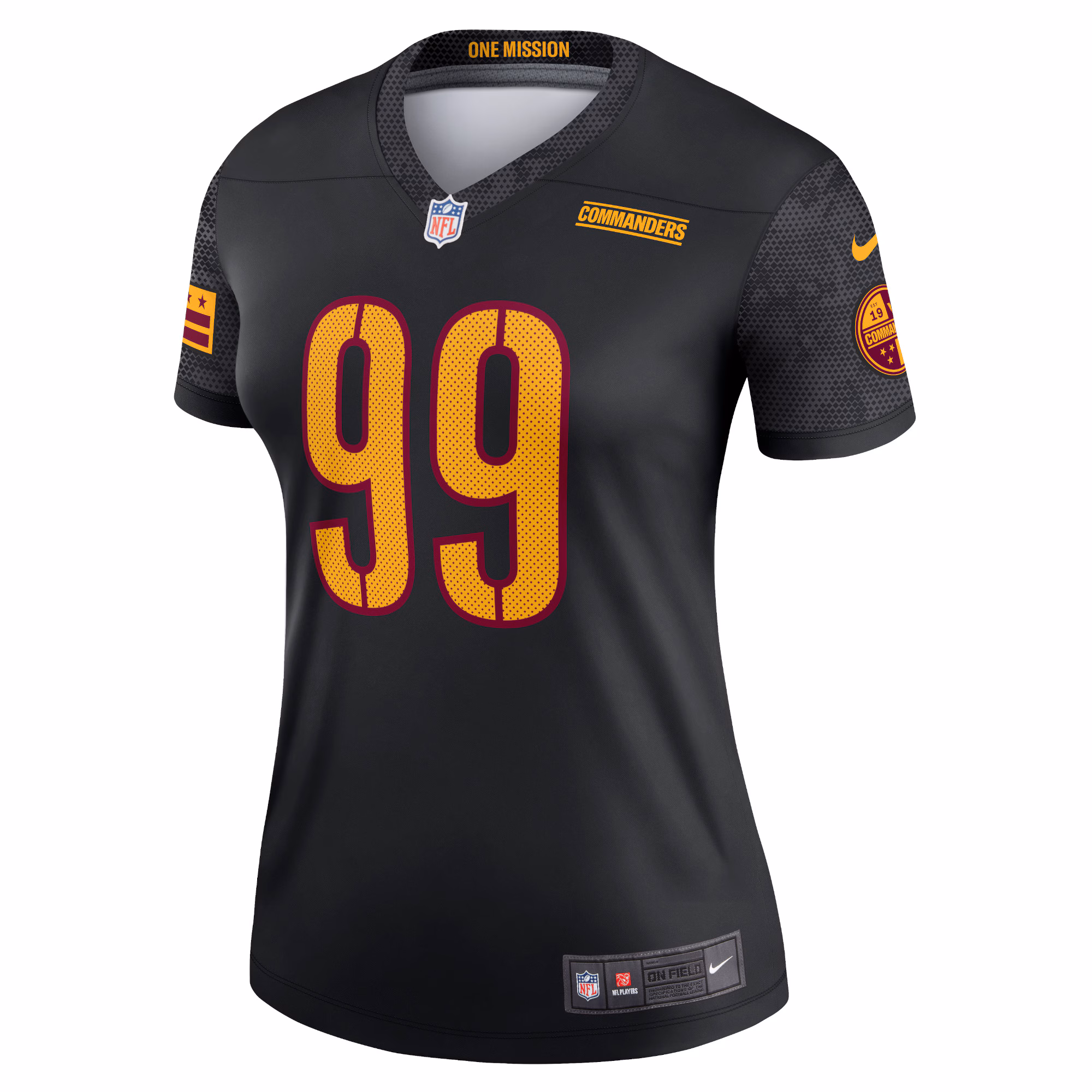 Chase Young Washington Commanders Women's Alternate Legend Jersey - Black
