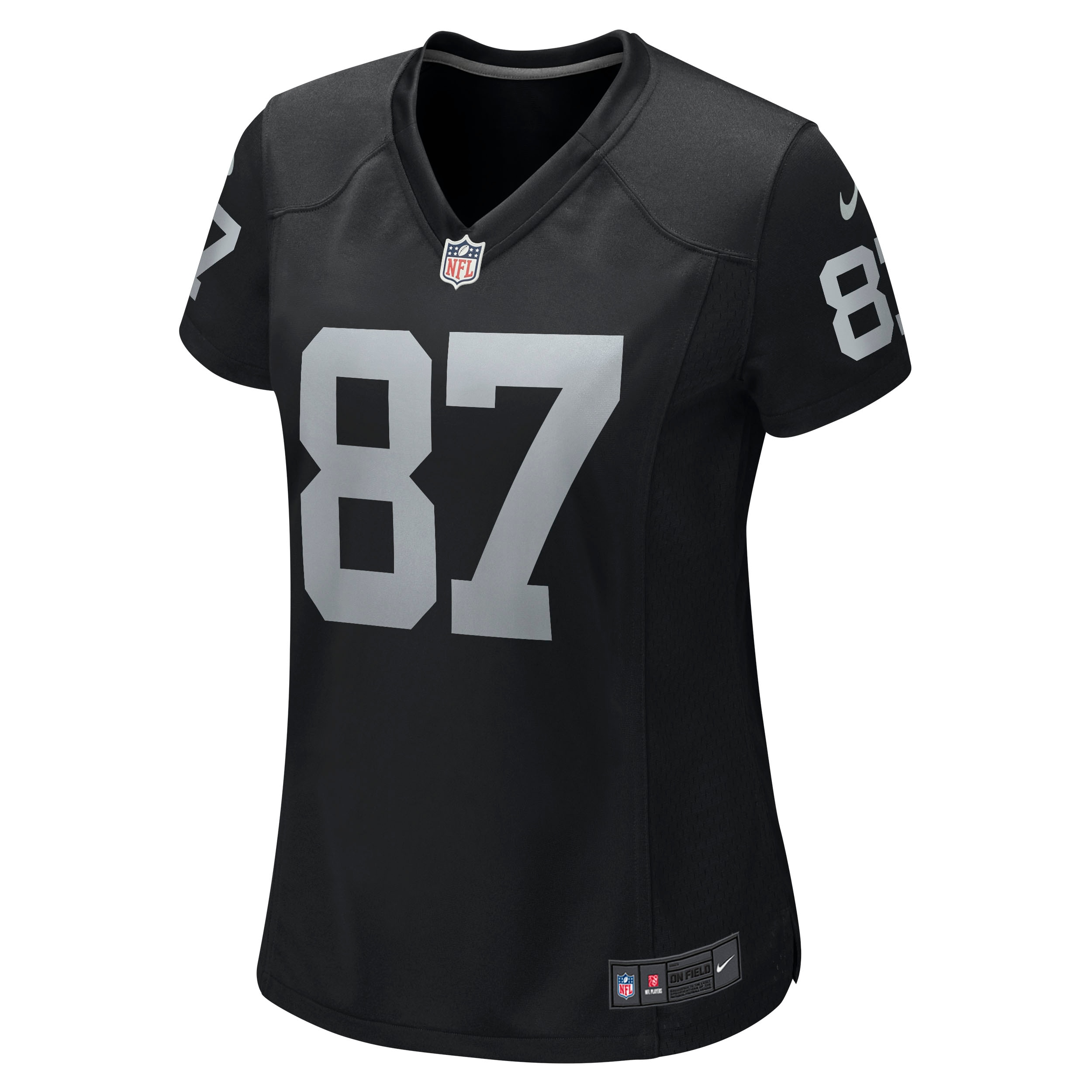 Foster Moreau Las Vegas Raiders  Women's Game Jersey - Black