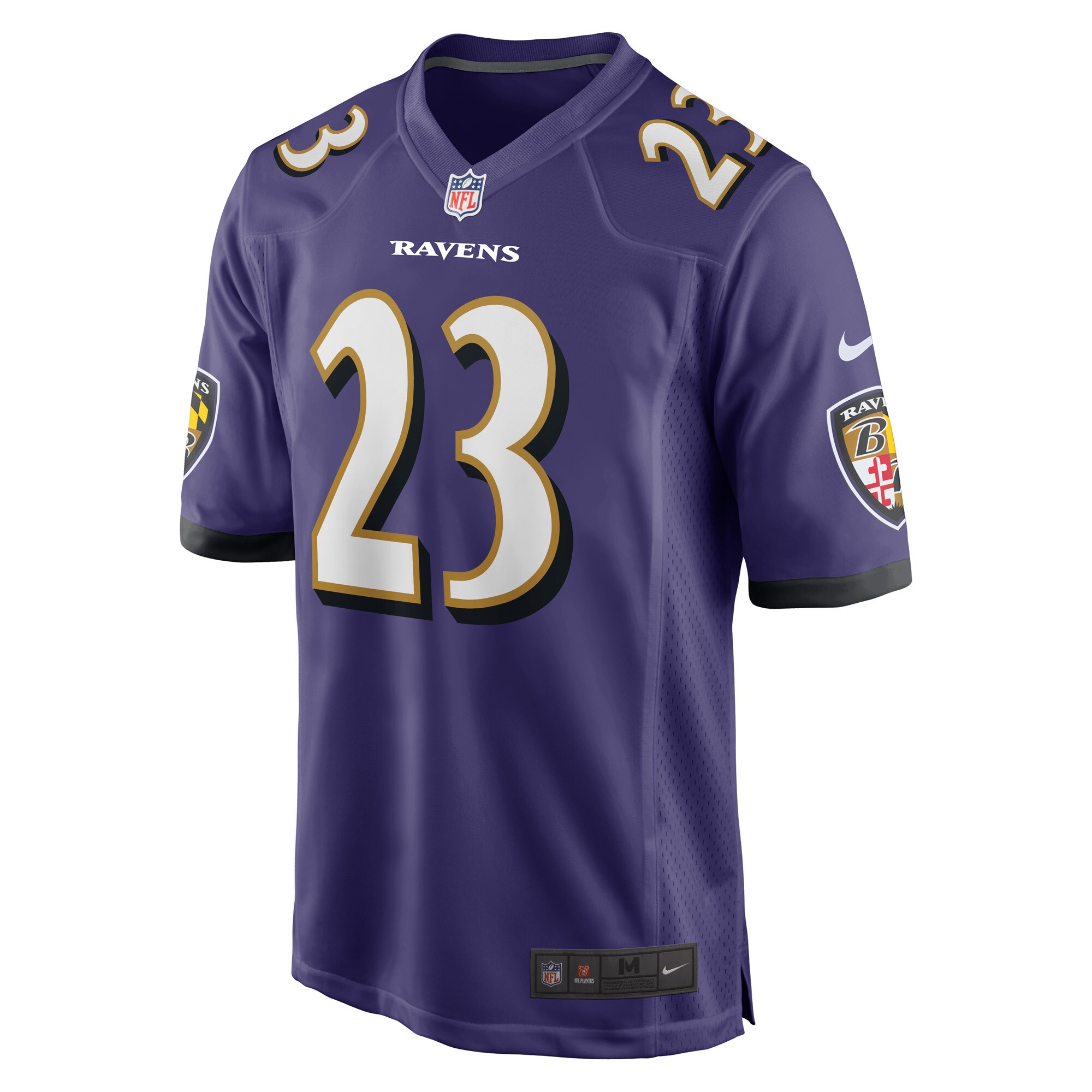 Kyle Fuller Baltimore Ravens  Game Player Jersey - Purple