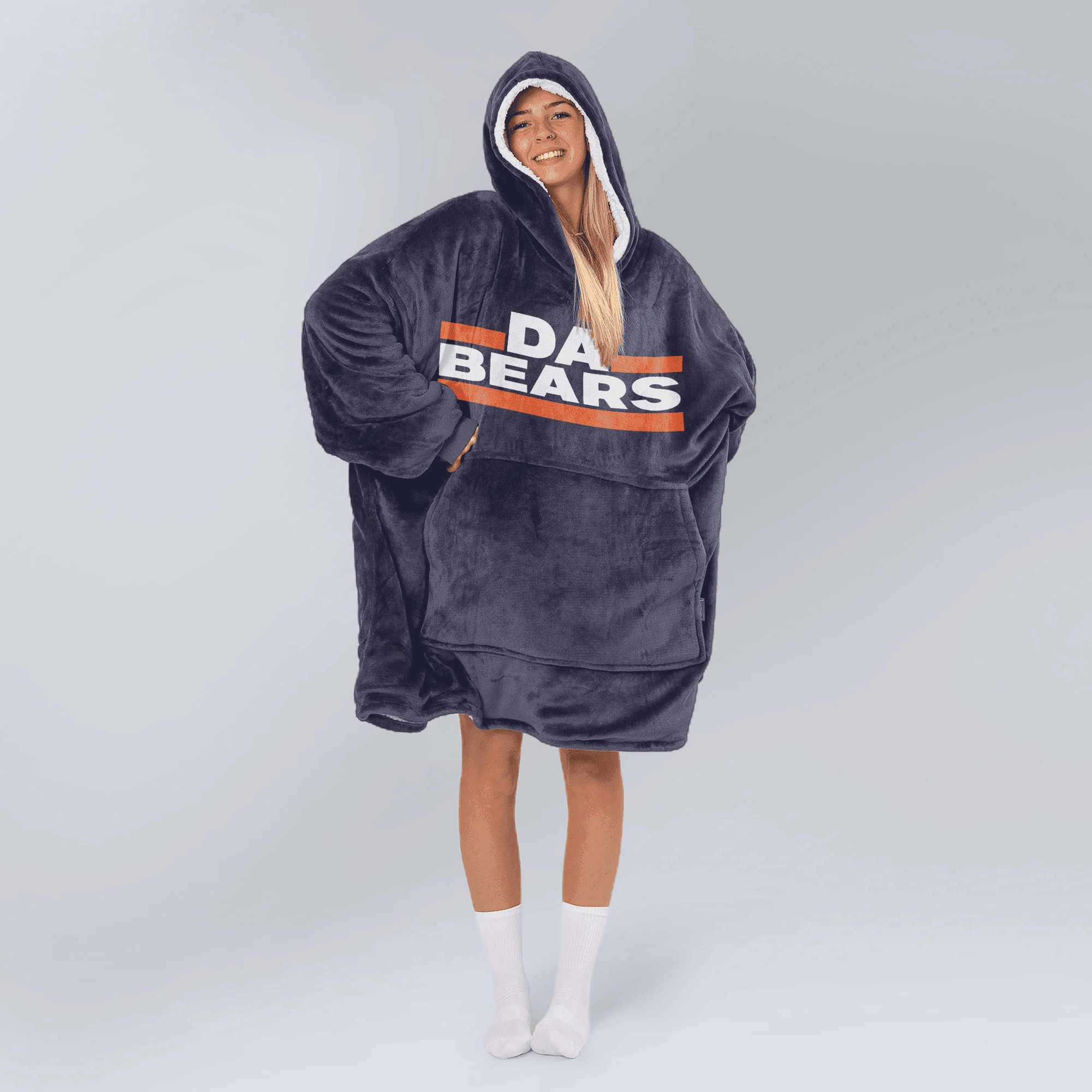 Da Bears Chicago Blanket Hoodie