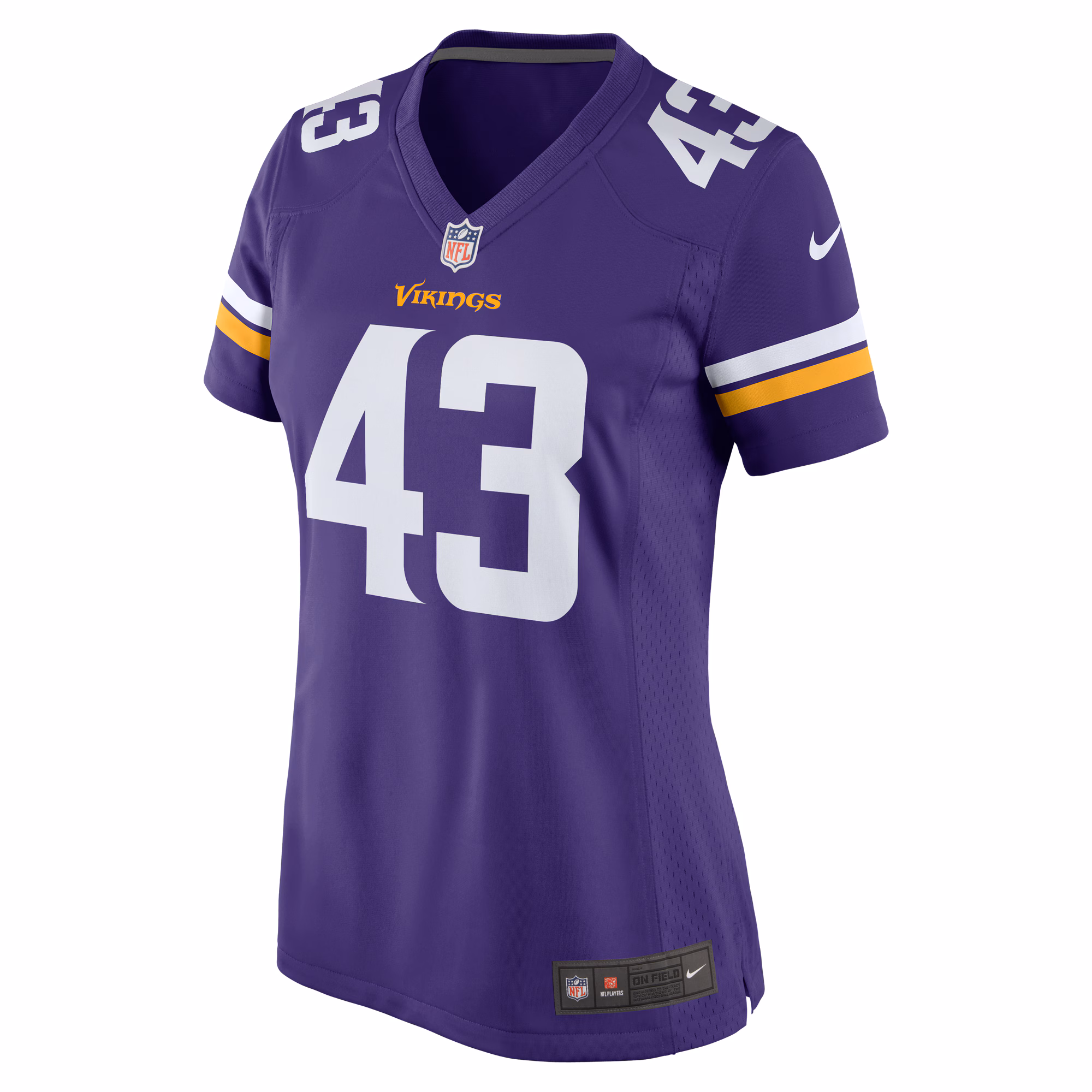 Andrew Van Ginkel Minnesota Vikings Women's Team Game Jersey -  Purple