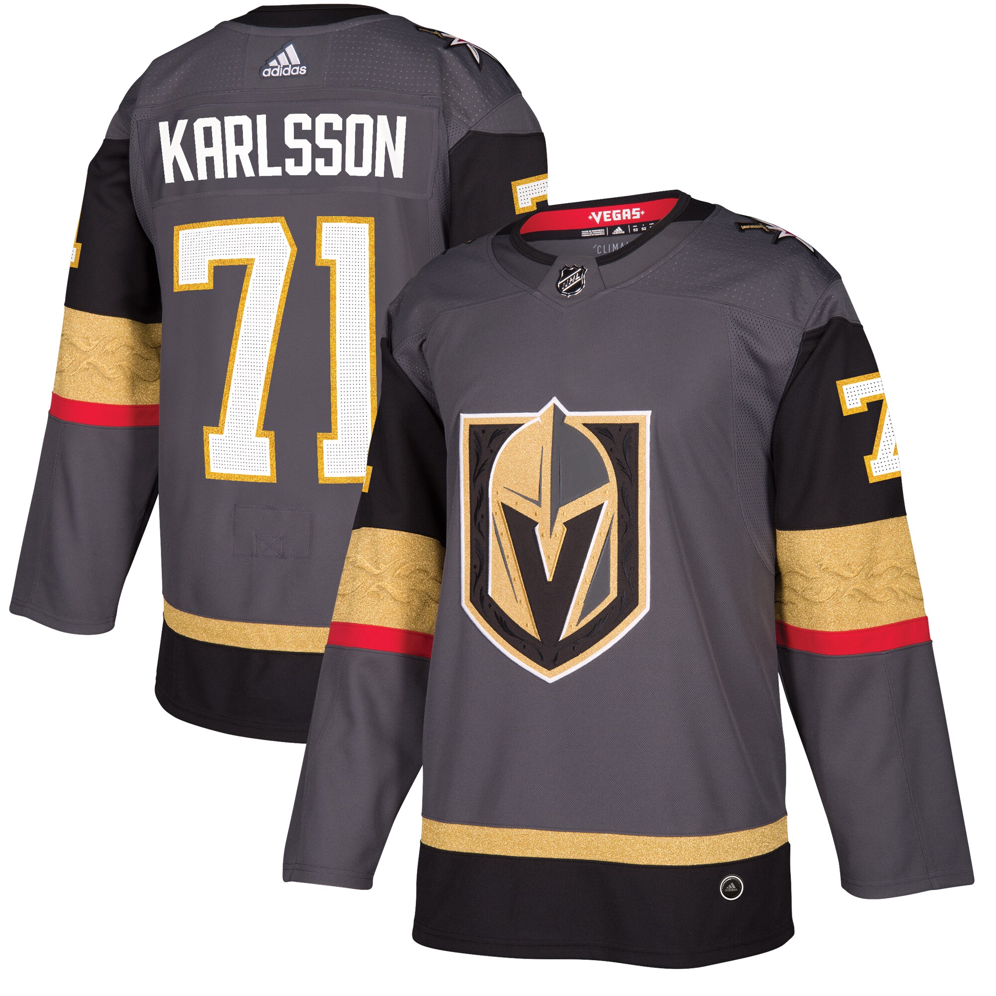 William Karlsson Vegas Golden Knights  Alternate Authentic Player Jersey - Gray
