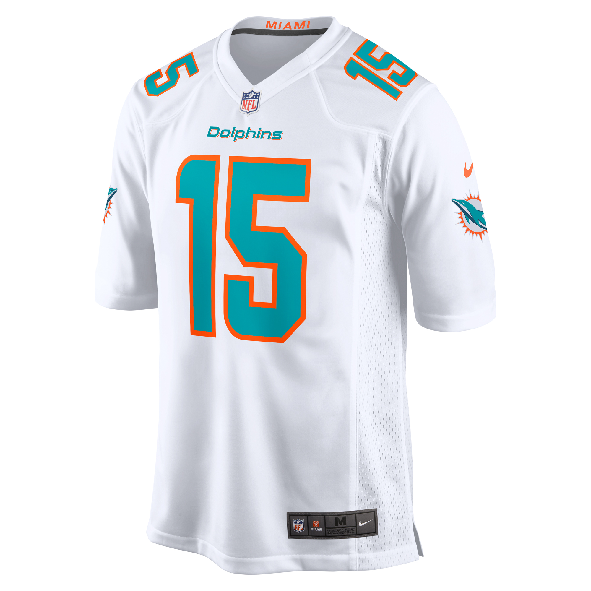Jaelan Phillips Miami Dolphins Game Player Jersey - Aqua