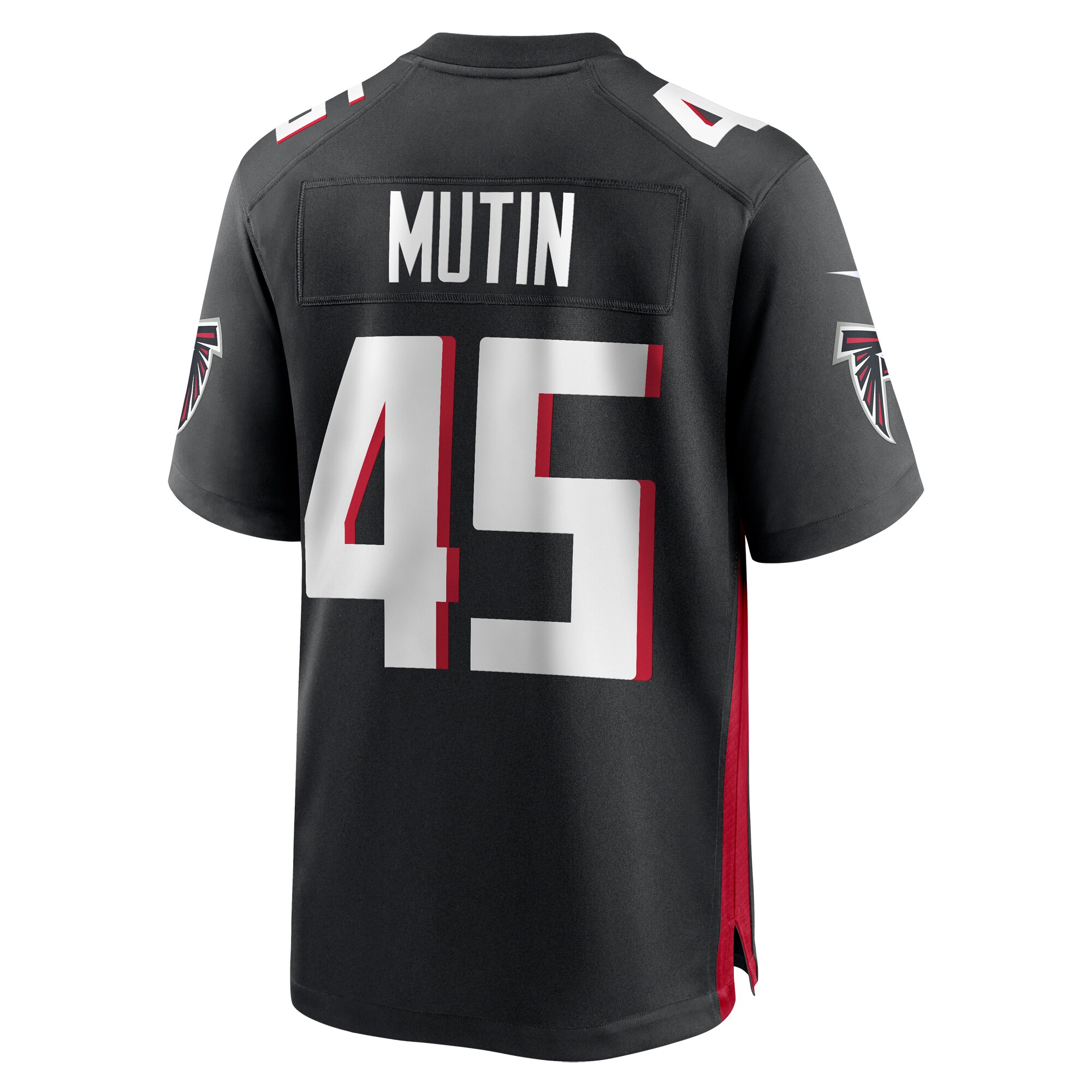 Donavan Mutin Atlanta Falcons  Game Jersey -  Black