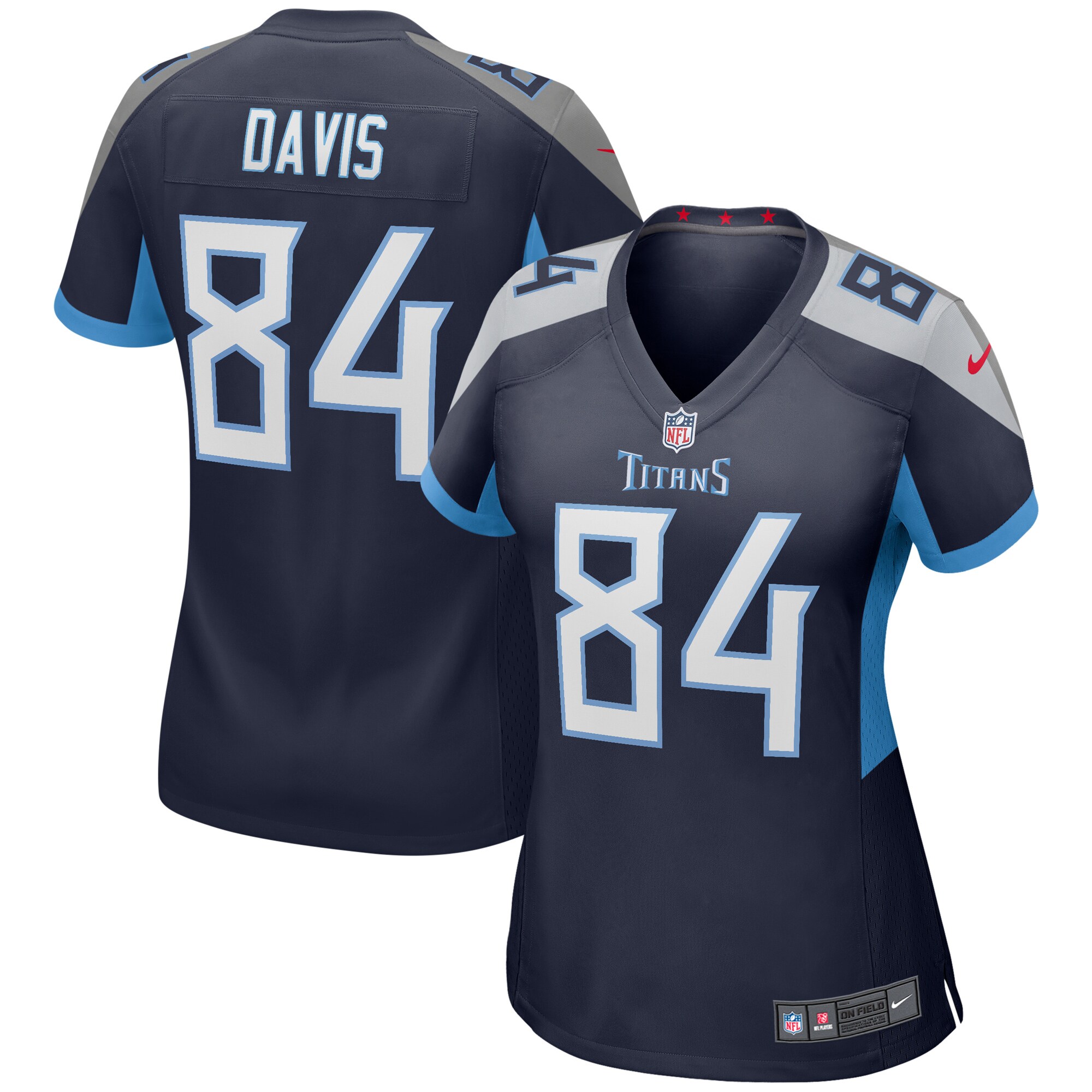 Corey Davis Tennessee Titans Women's Game Jersey - Navy