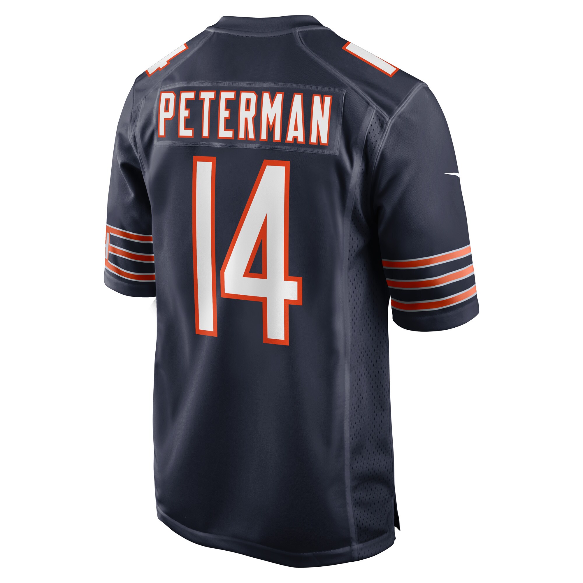 Nathan Peterman Chicago Bears  Game Player Jersey - Navy