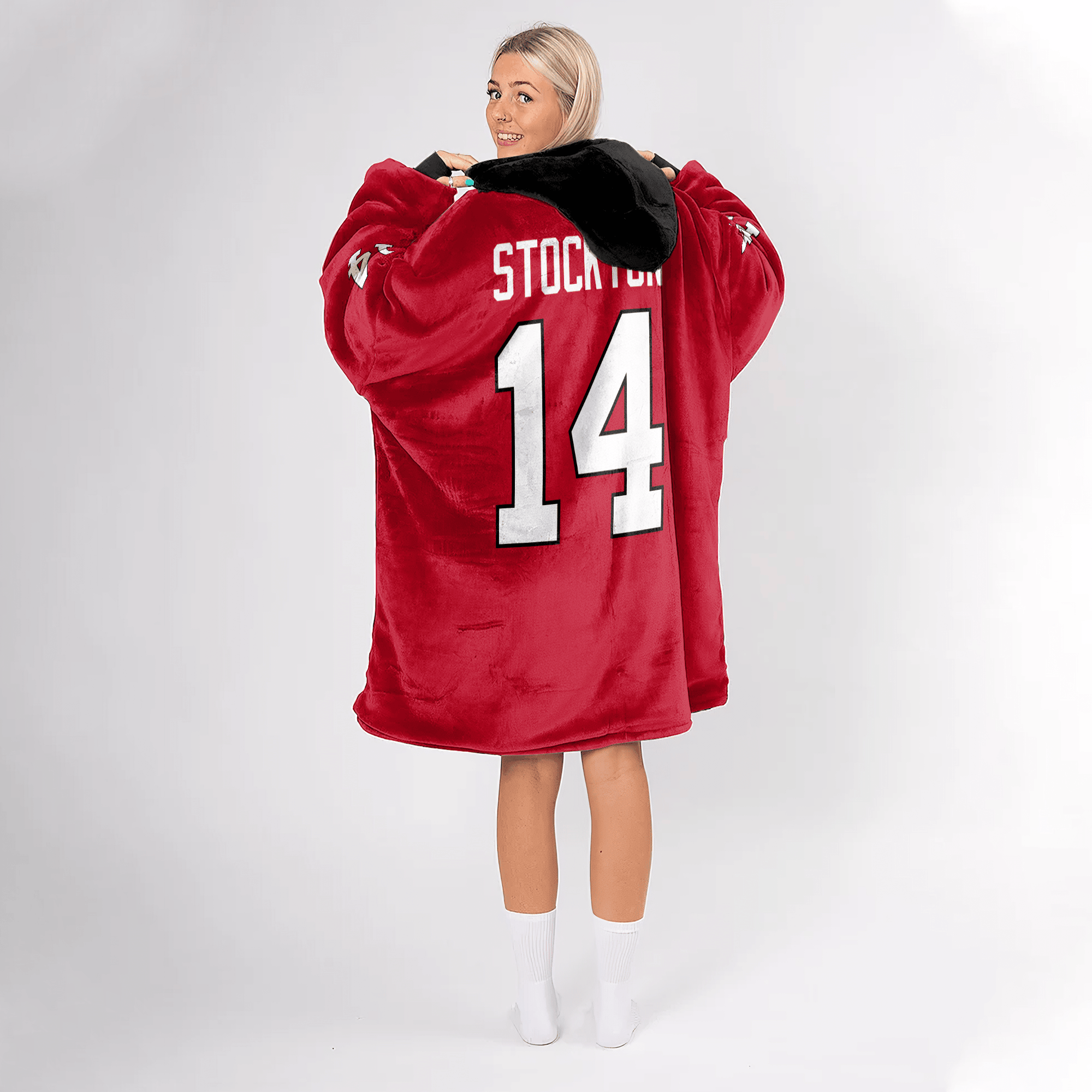 Adult G.S 14 Georgia Football Unisex Blanket Hoodie